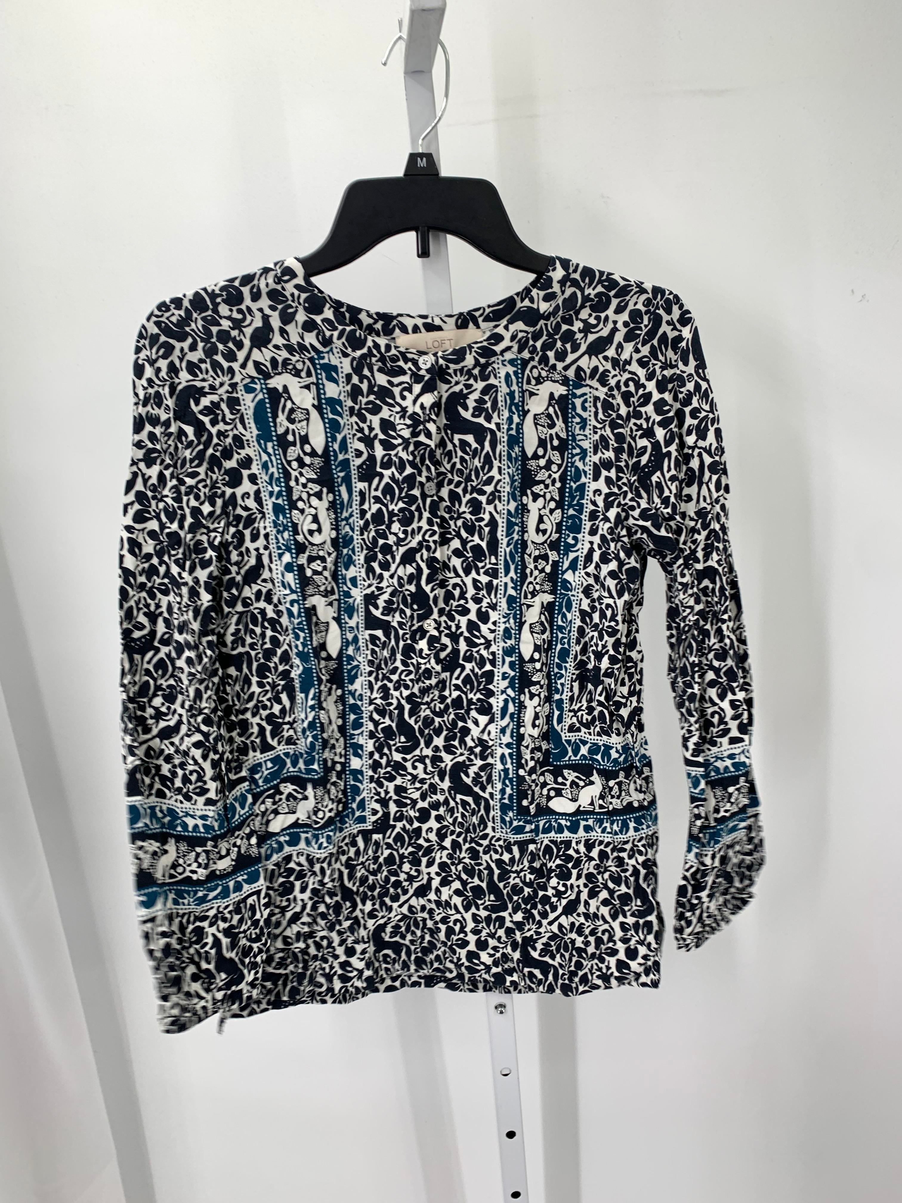 Loft Size Small Misses Long Sleeve Shirt