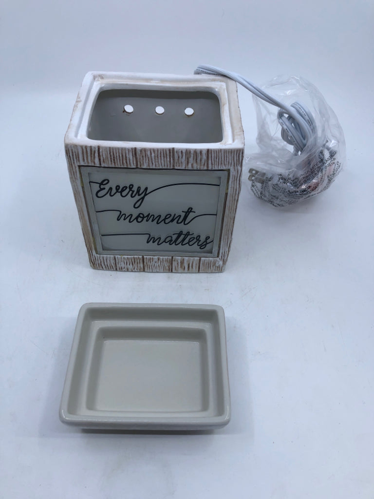 NIB "EVERY MOMENT MATTERS" WAX WARMER.