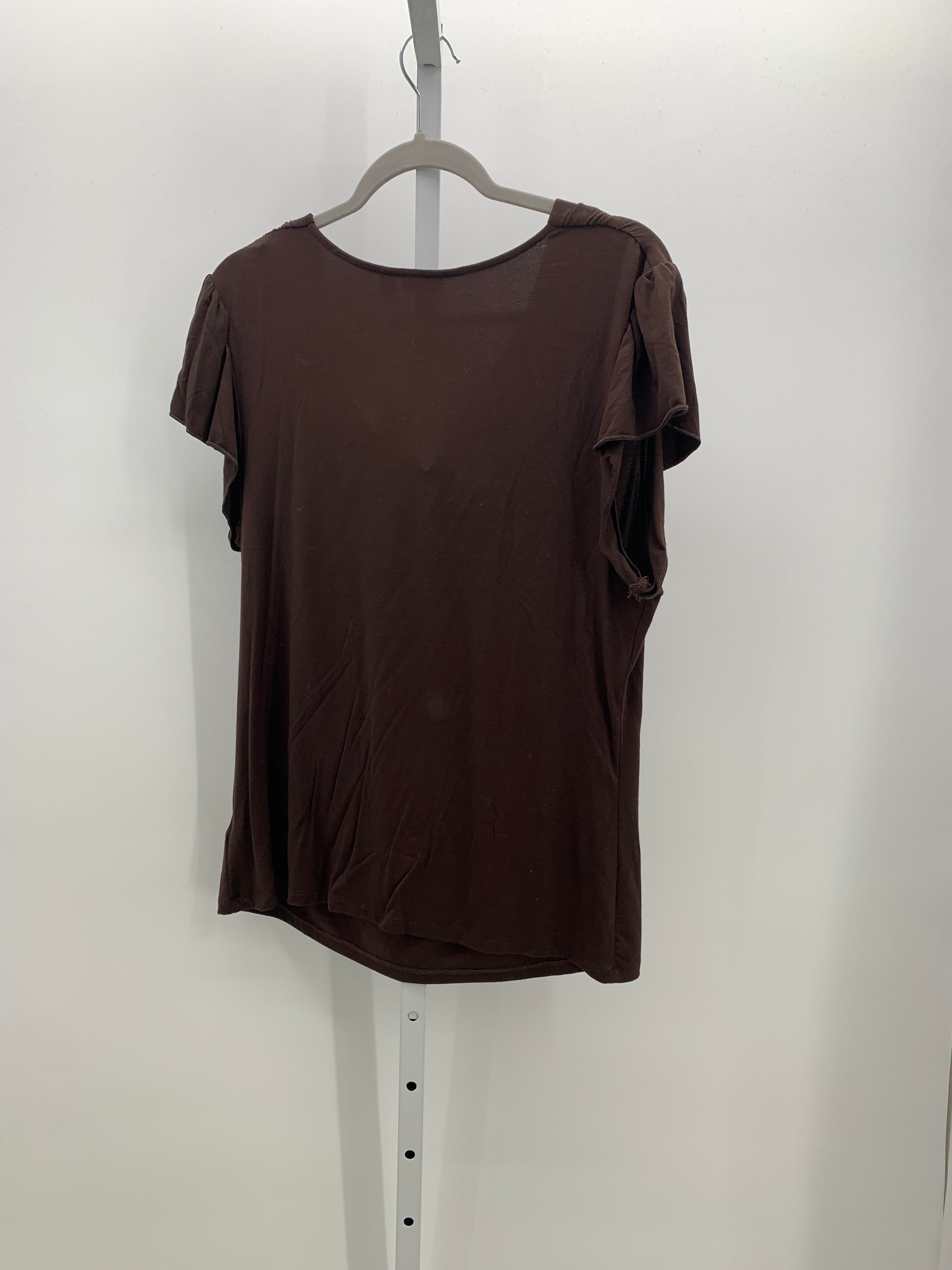 Apt. 9 Size Extra Large Misses Short Sleeve Shirt