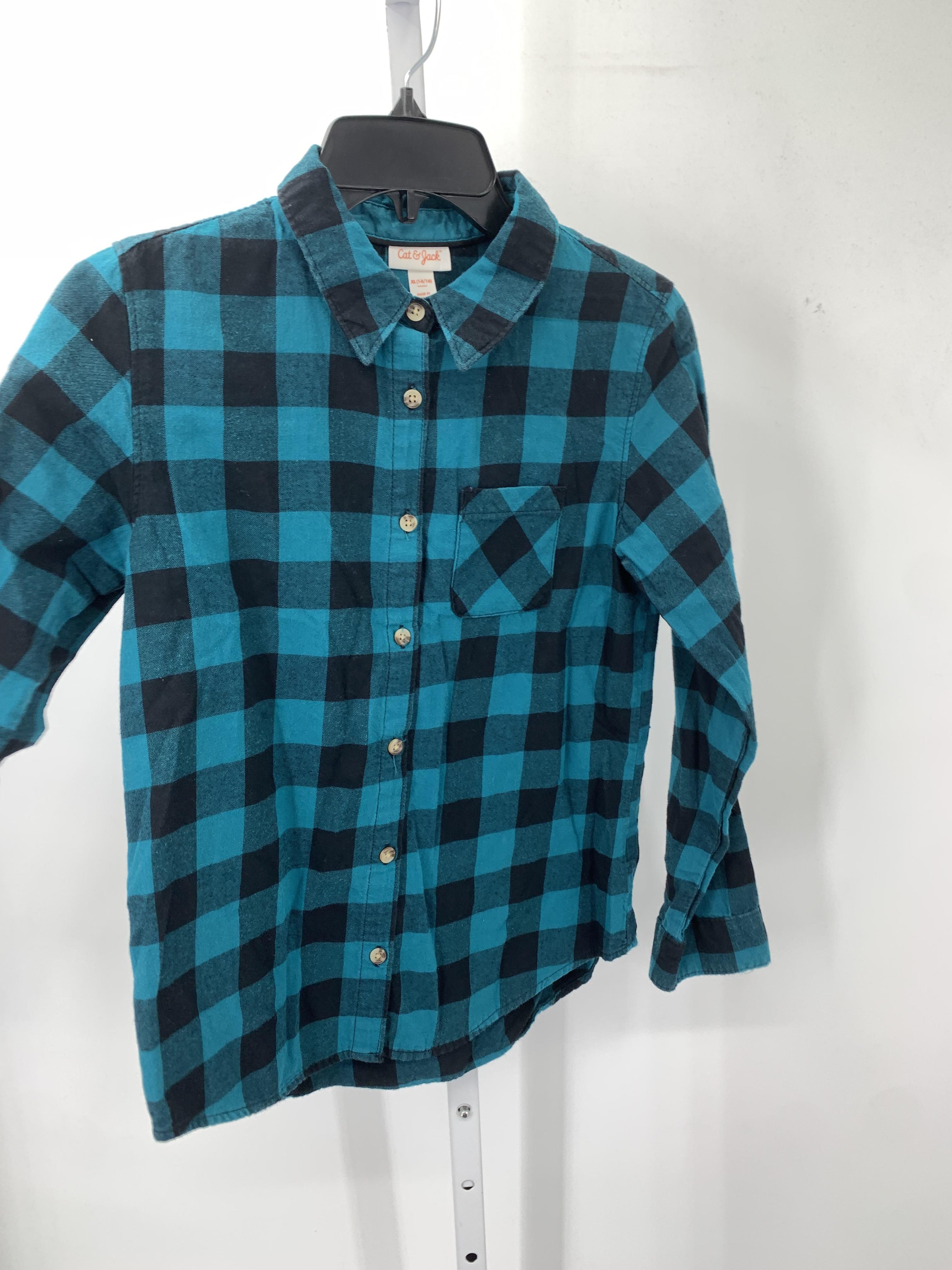 Cat & Jack Size 14-16 Girls Long Sleeve Shirt