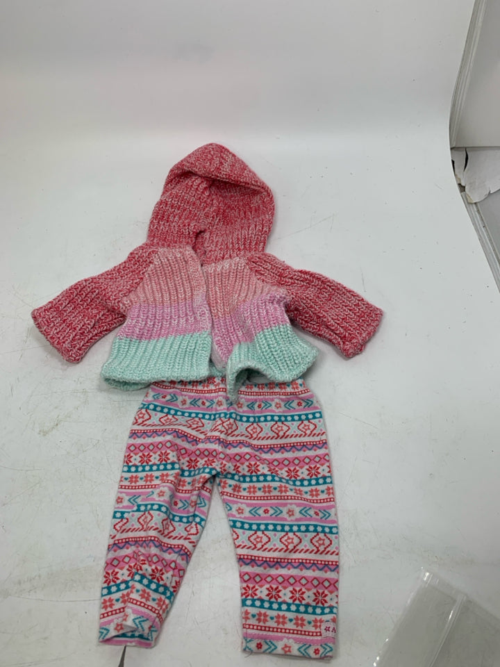 American Girl Doll Sweater & Pants