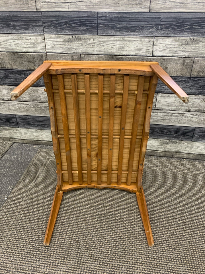 LOW WOOD TABLE.