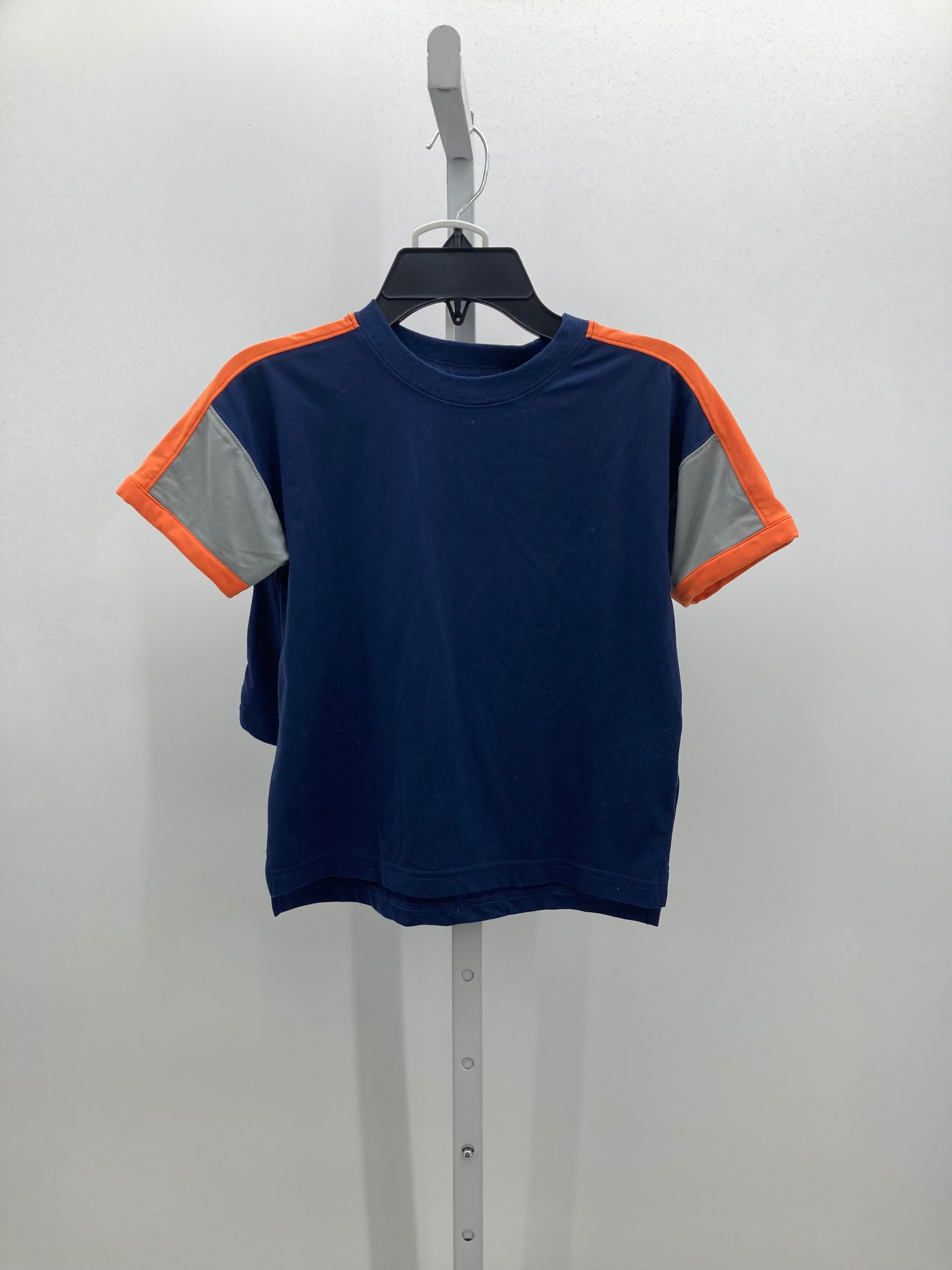 ORANGE KNIT TEE AND SHORTS