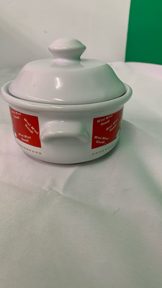 CAMPBELLS SOUP BOWL W LID.