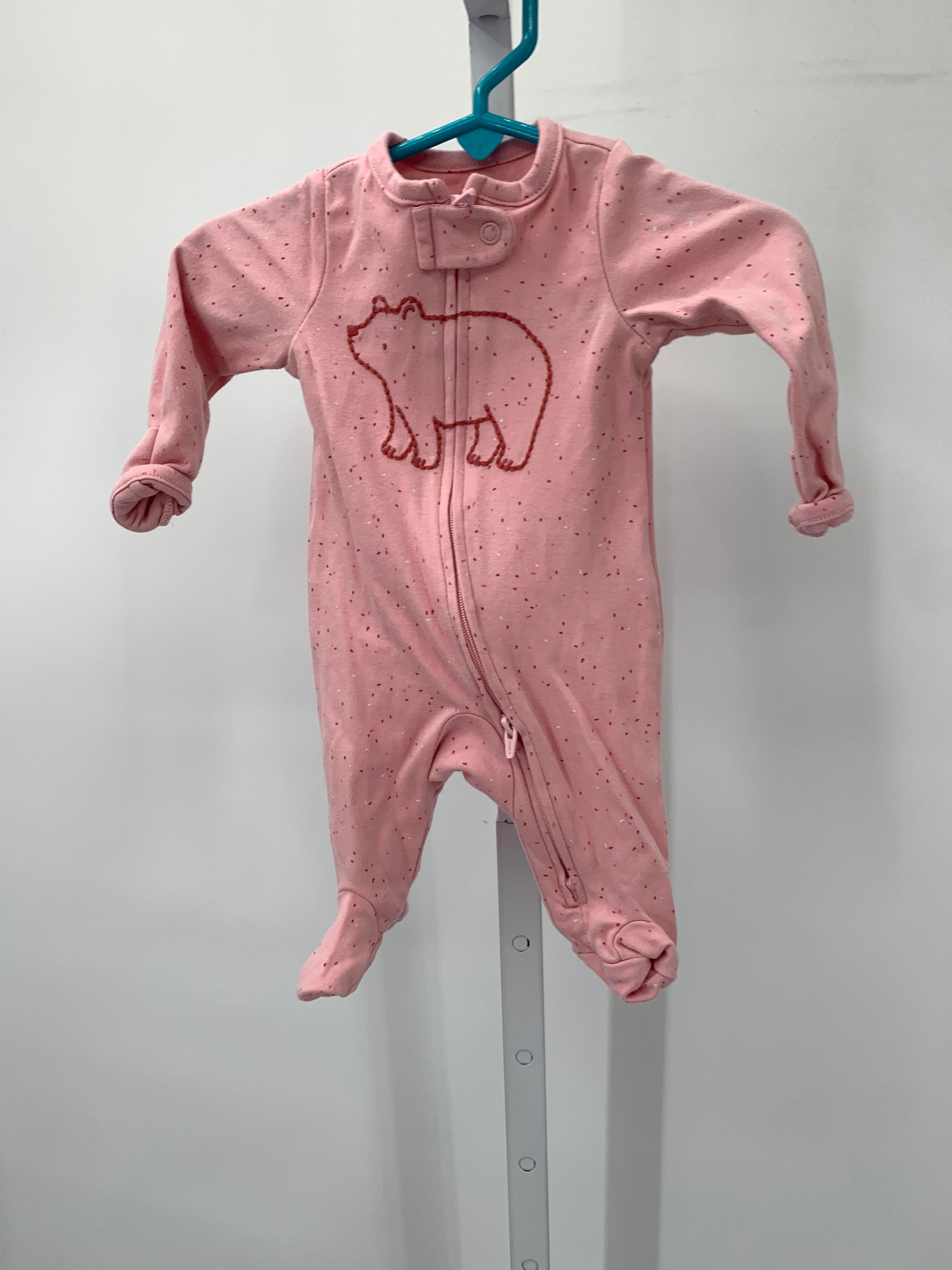 Carters Size Newborn Girls Long Slv. Romper