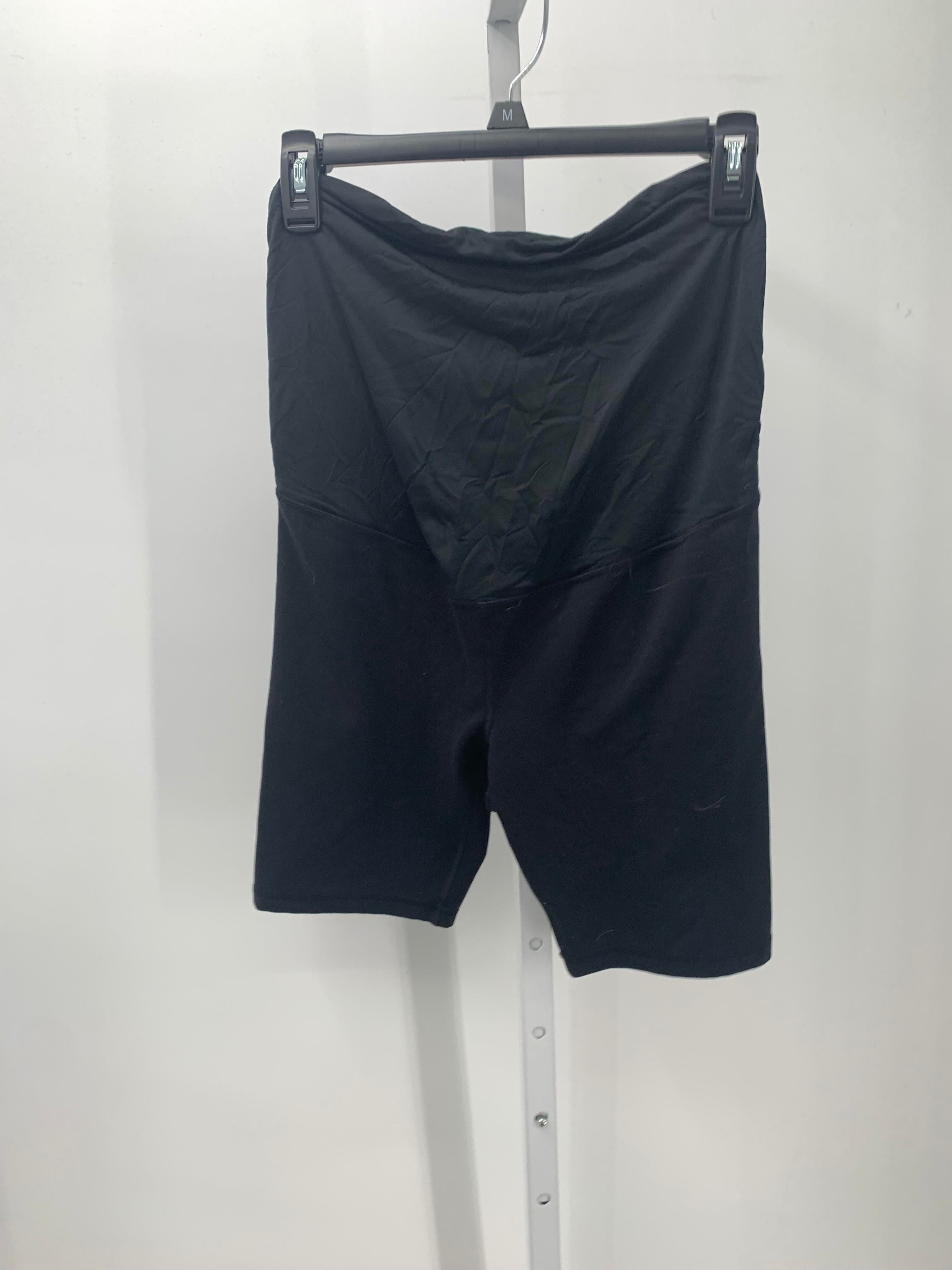 Isabel Black Size Medium Maternity Shorts