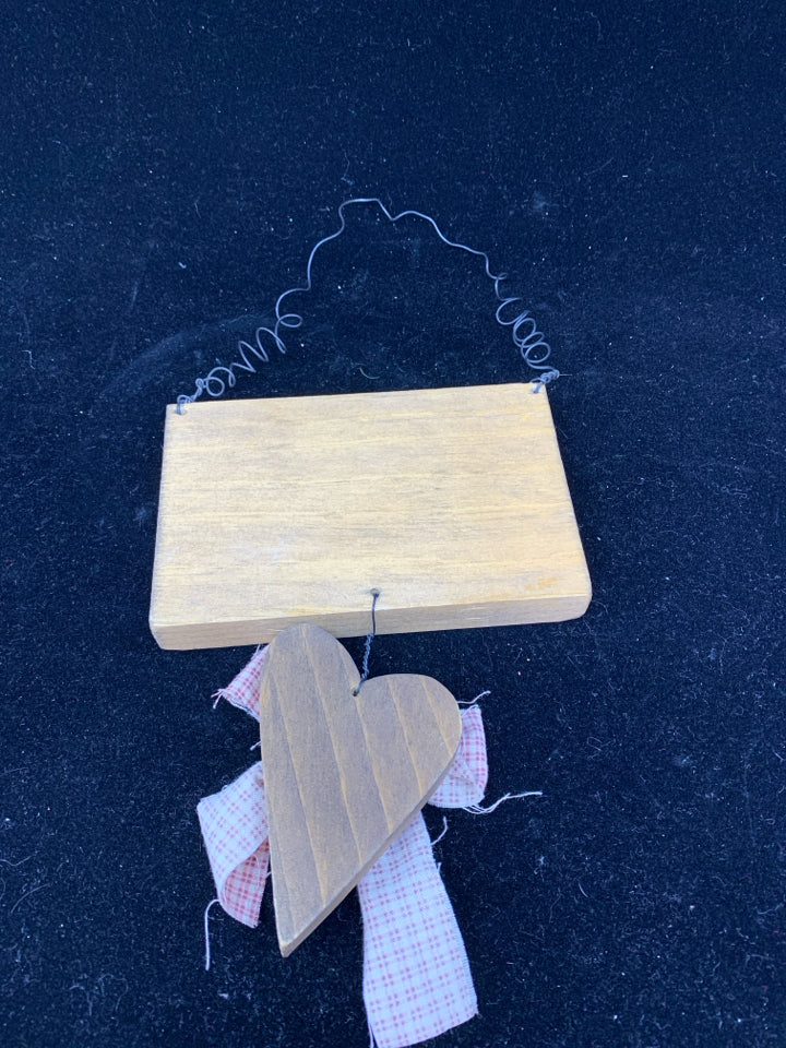 PRIMITIVE "HOME SWEET CLASSROOM" WALL HANGING.