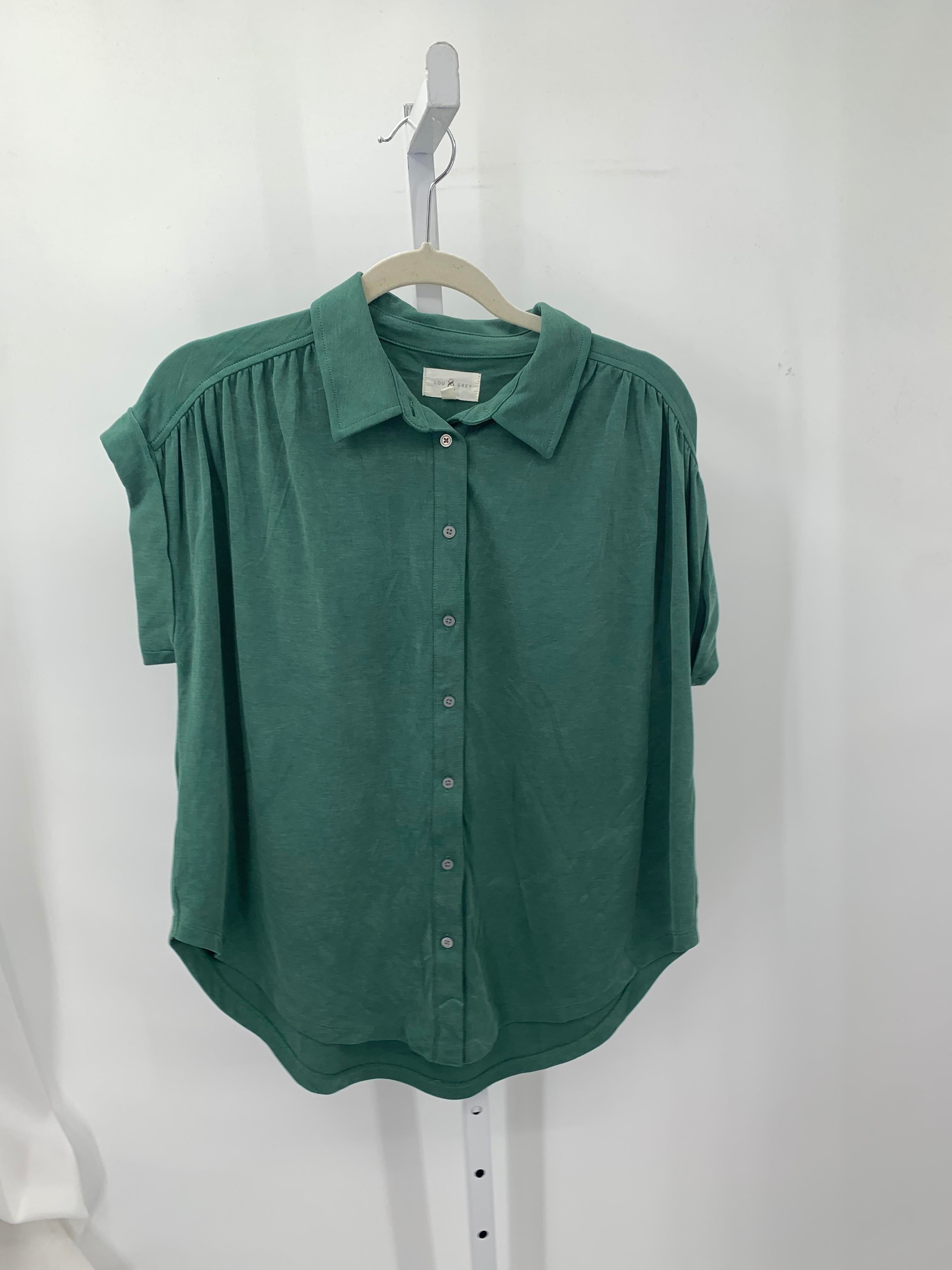 Lou & Grey Size Medium Misses Short Sleeve Shirt