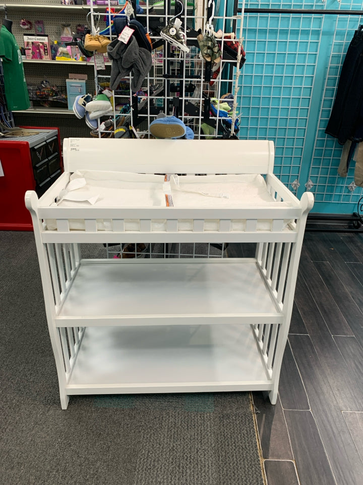 Delta children white changing table