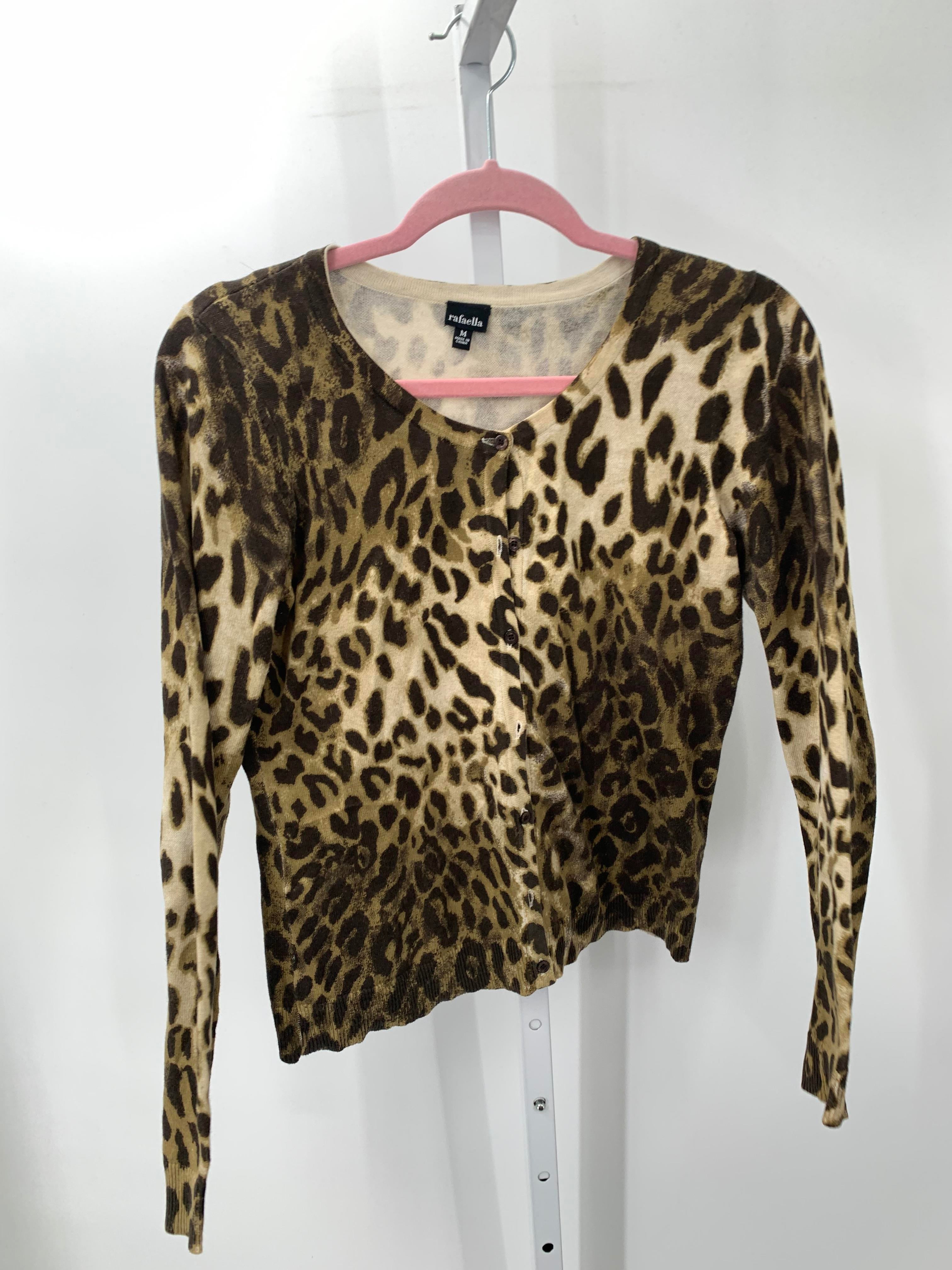Rafaella Size Medium Misses Long Sleeve Shirt