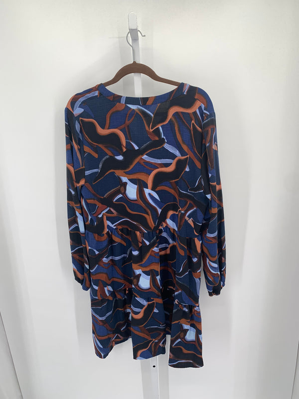 Nine West Size Large Misses Long Sleeve Dress