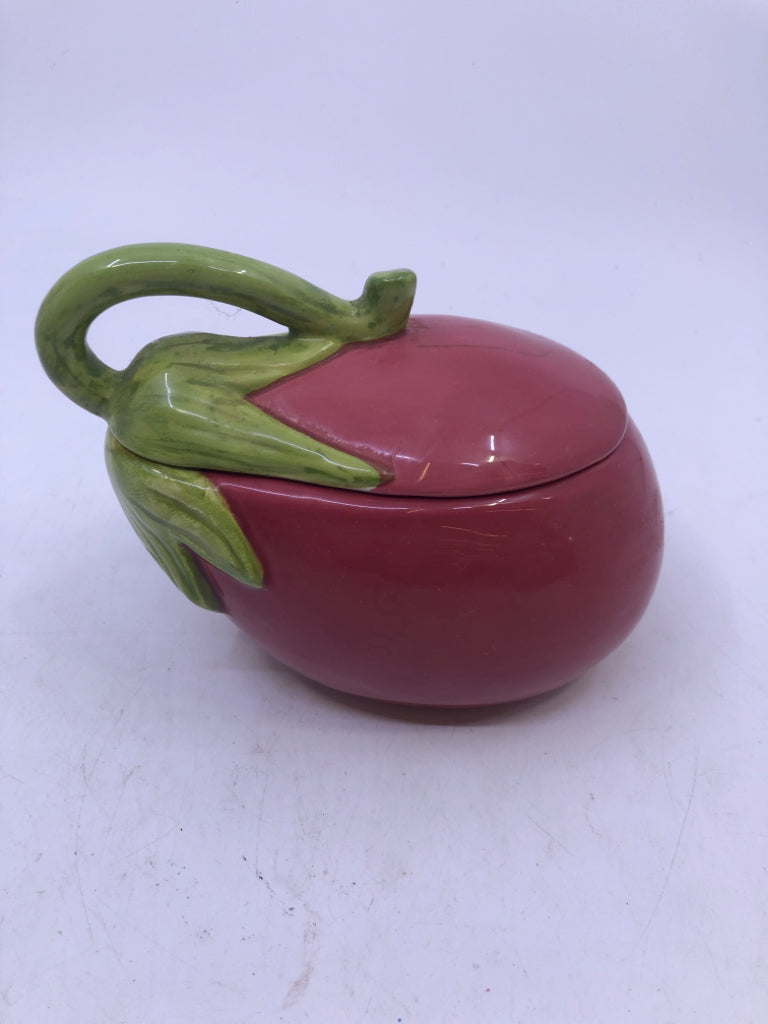 VTG EGGPLANT CANISTER.