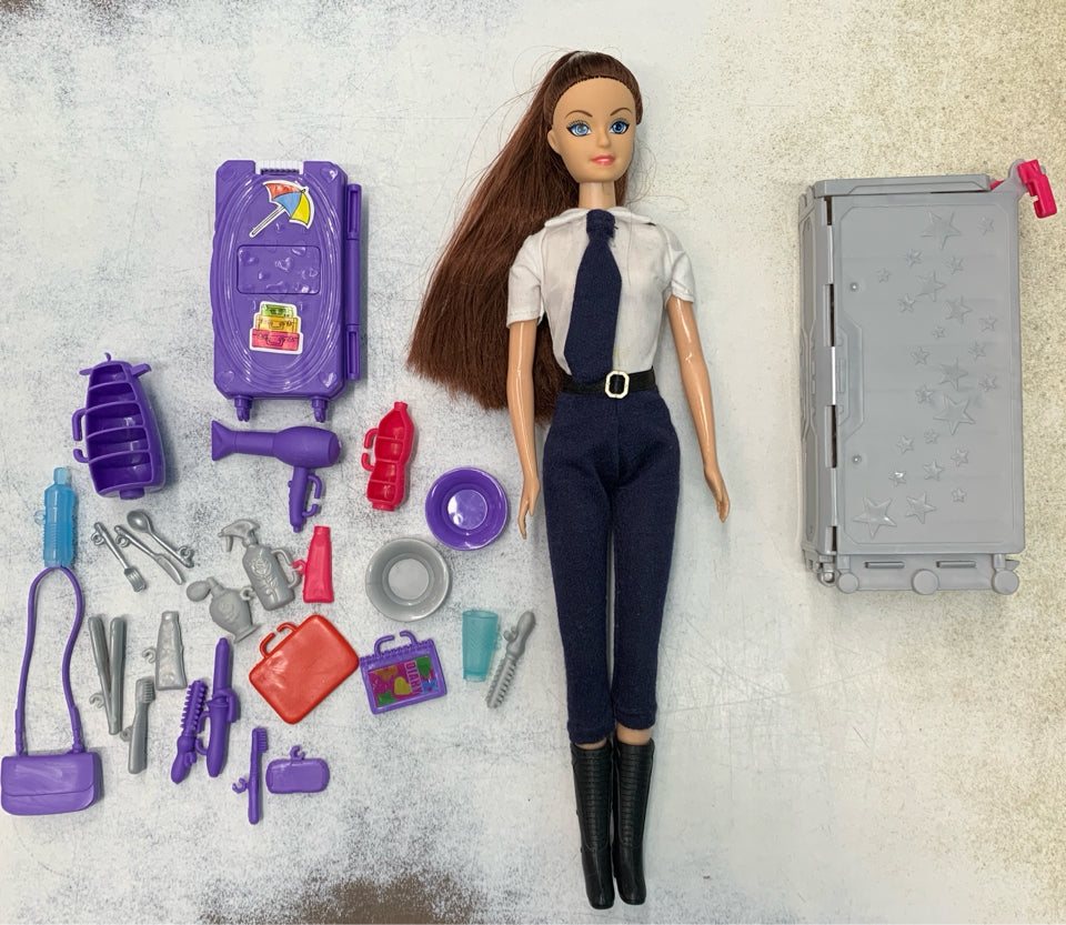 Barbie Airplane Adventures Playset with Pilot Doll