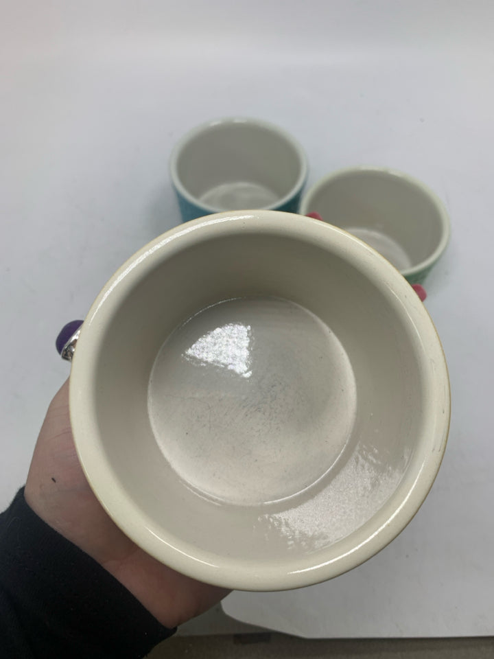 3 RANKIN BOWLS CIRCLE INDENT DESIGN, 2.