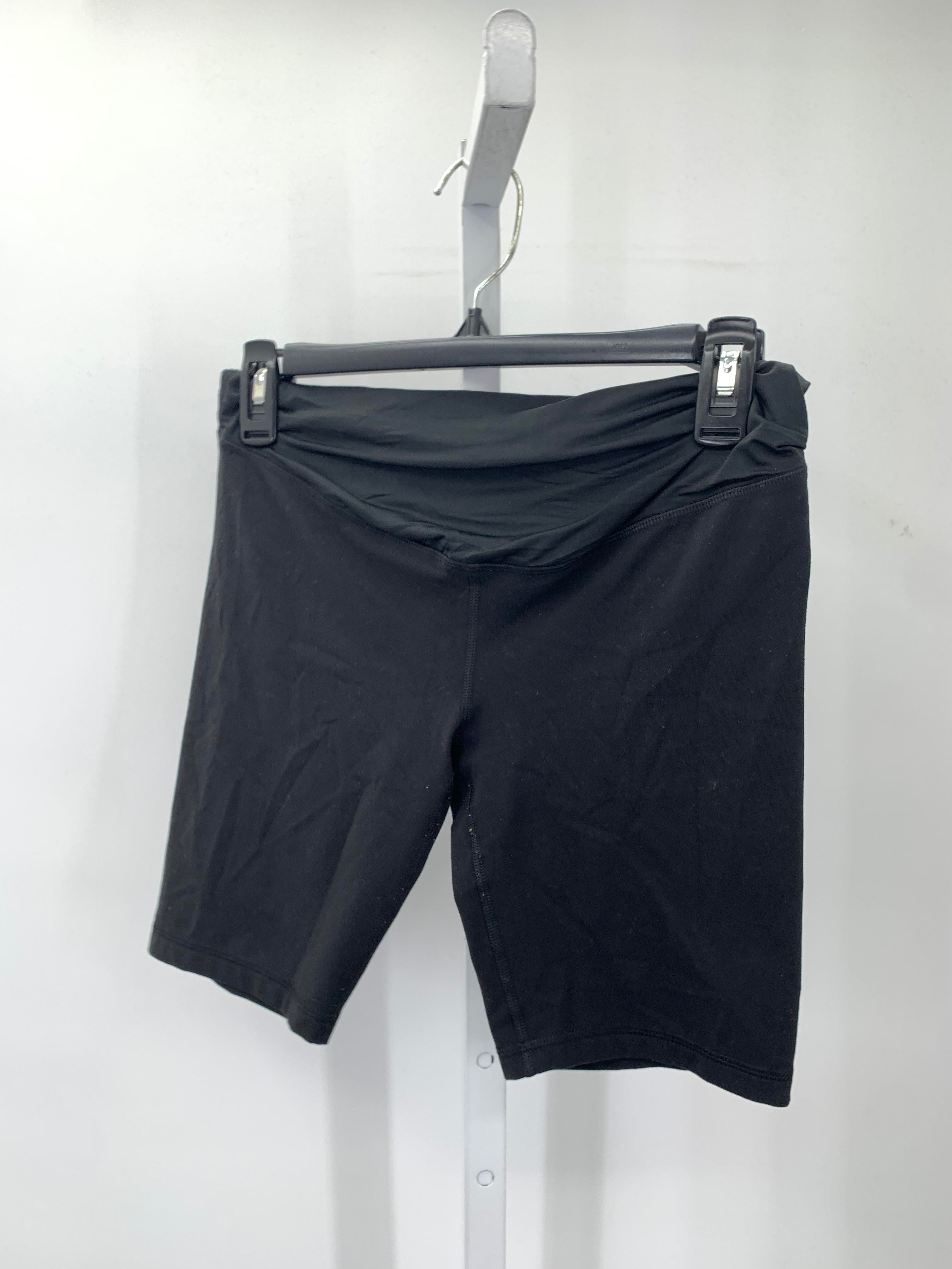 Isabel Black Size Small Maternity Shorts