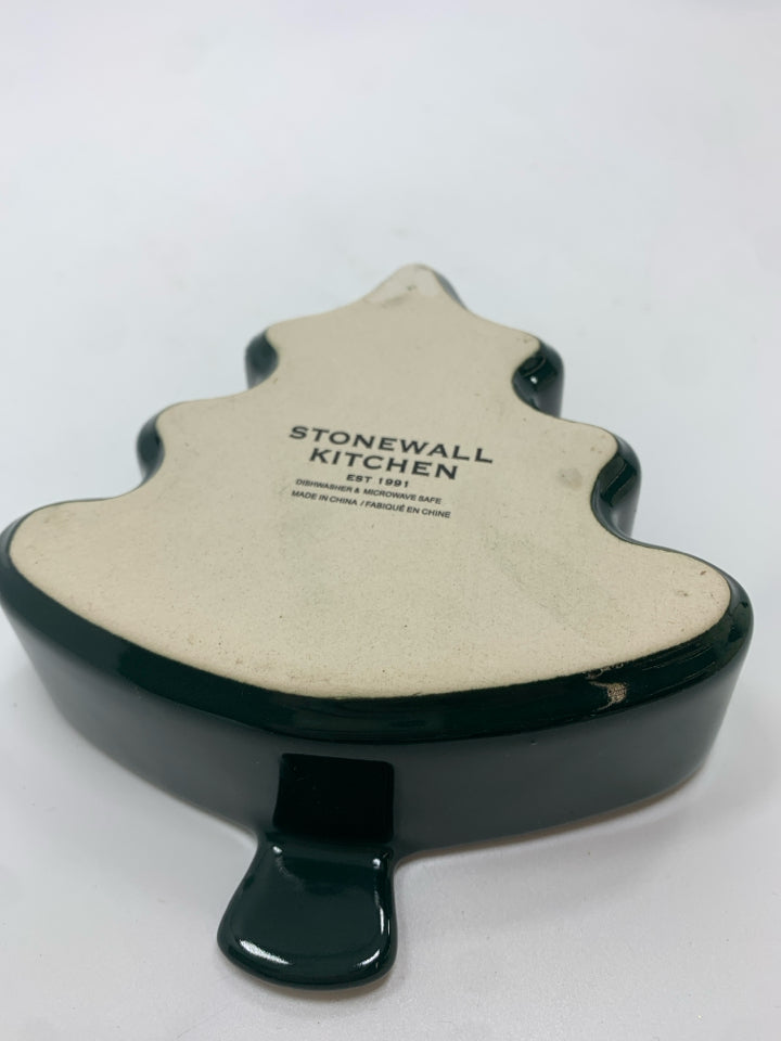 PINE TREE CERAMIC DISH - STONEWALL KITCHEN.