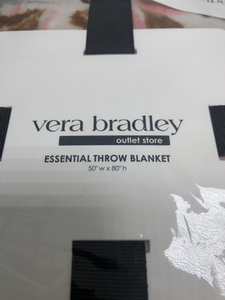 NIP VERA BRADLEY THROW BLANKET.