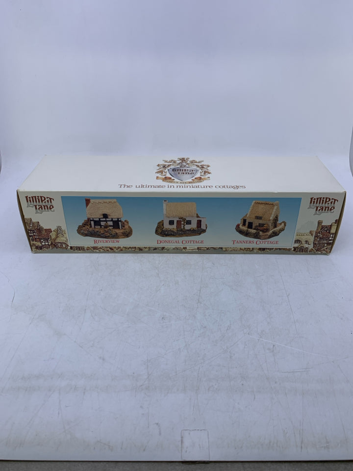 IN BOX 3 MINI LILLIPUT LANE COTTAGES.