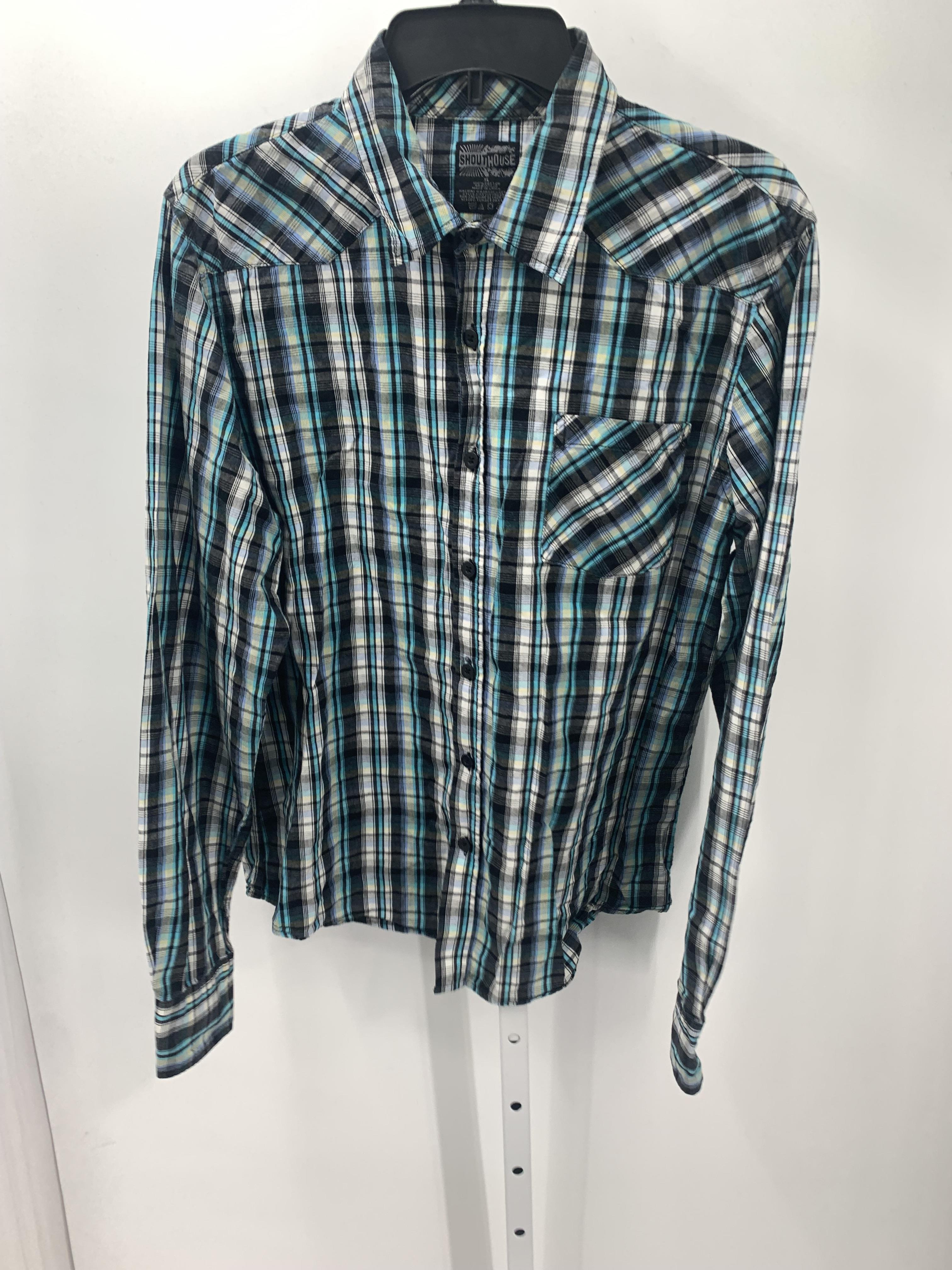 BLUE YELLOW PLAID