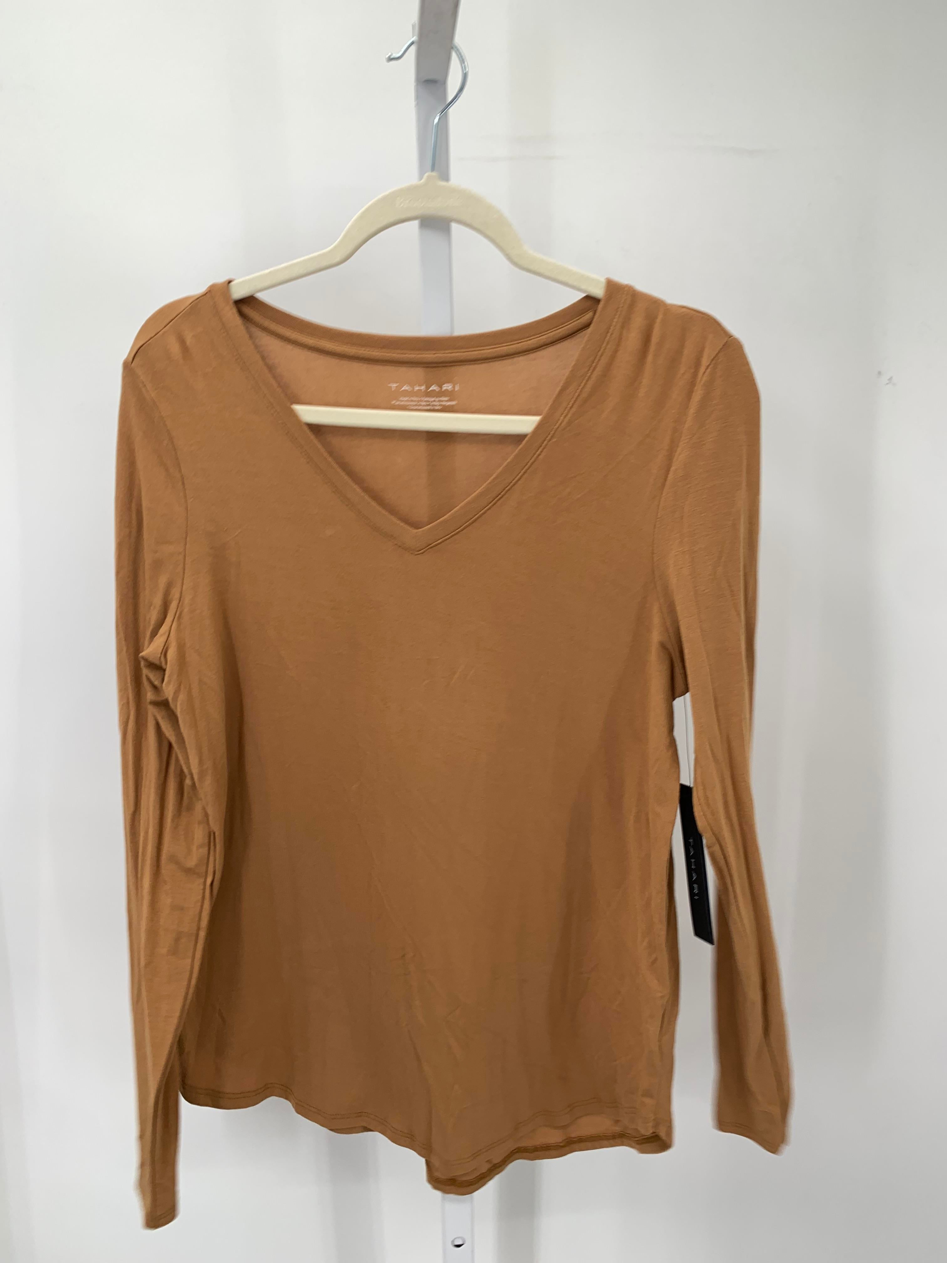 Tahari Size Small Misses Long Sleeve Shirt