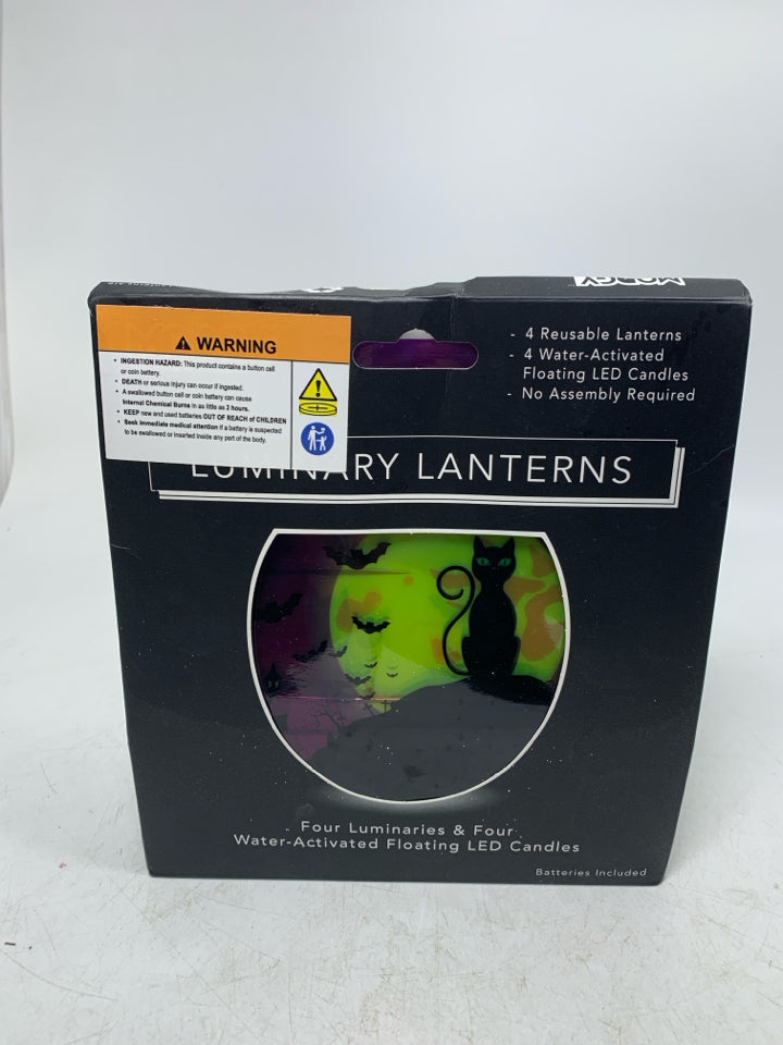 NIP LUMINARY LANTERNS FLAMELESS FLOATING LED CANDLES.