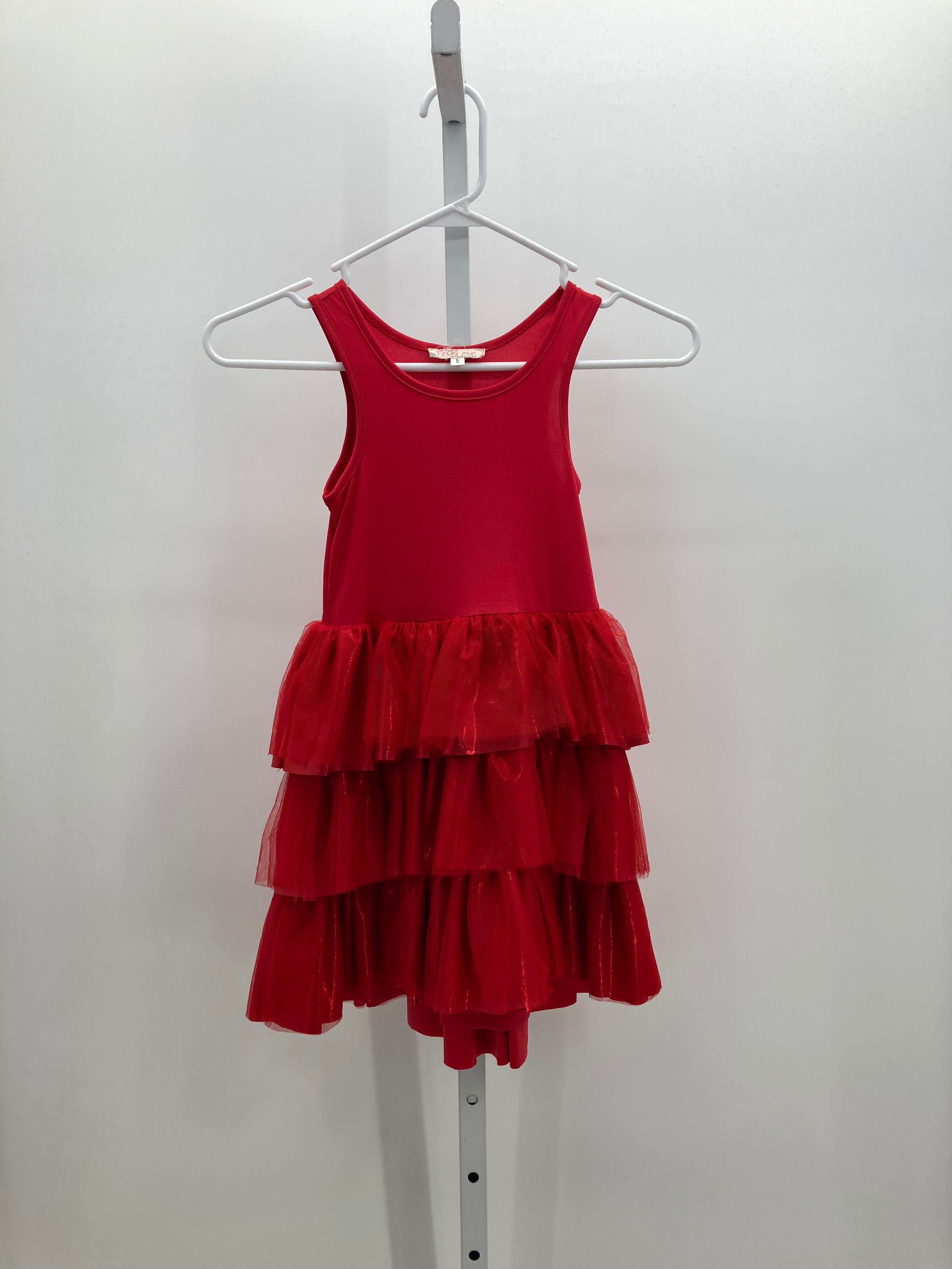 Size 5 Girls Sleeveless Dress