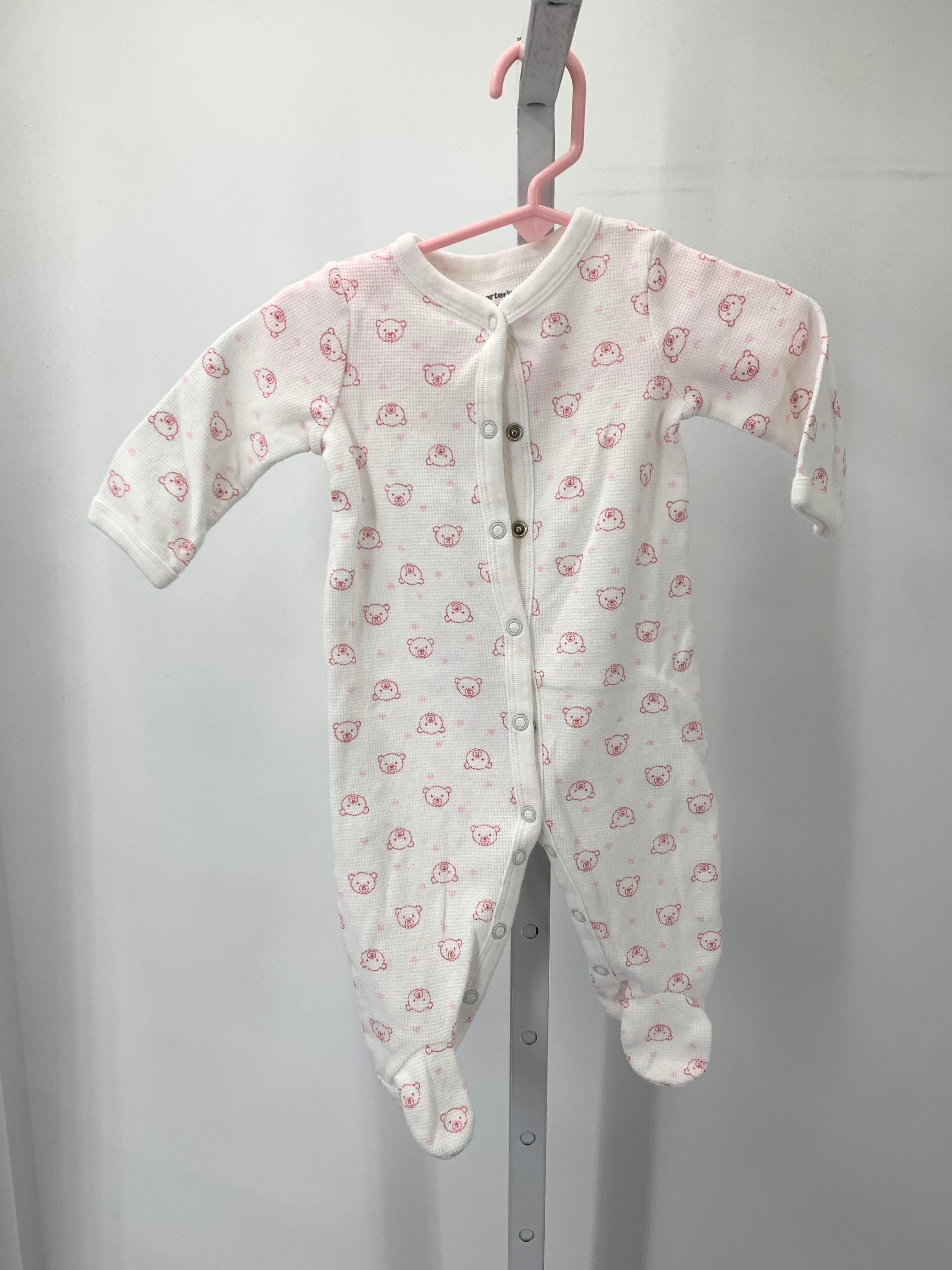 Carters Size 6 Months Girls Long Slv. Romper