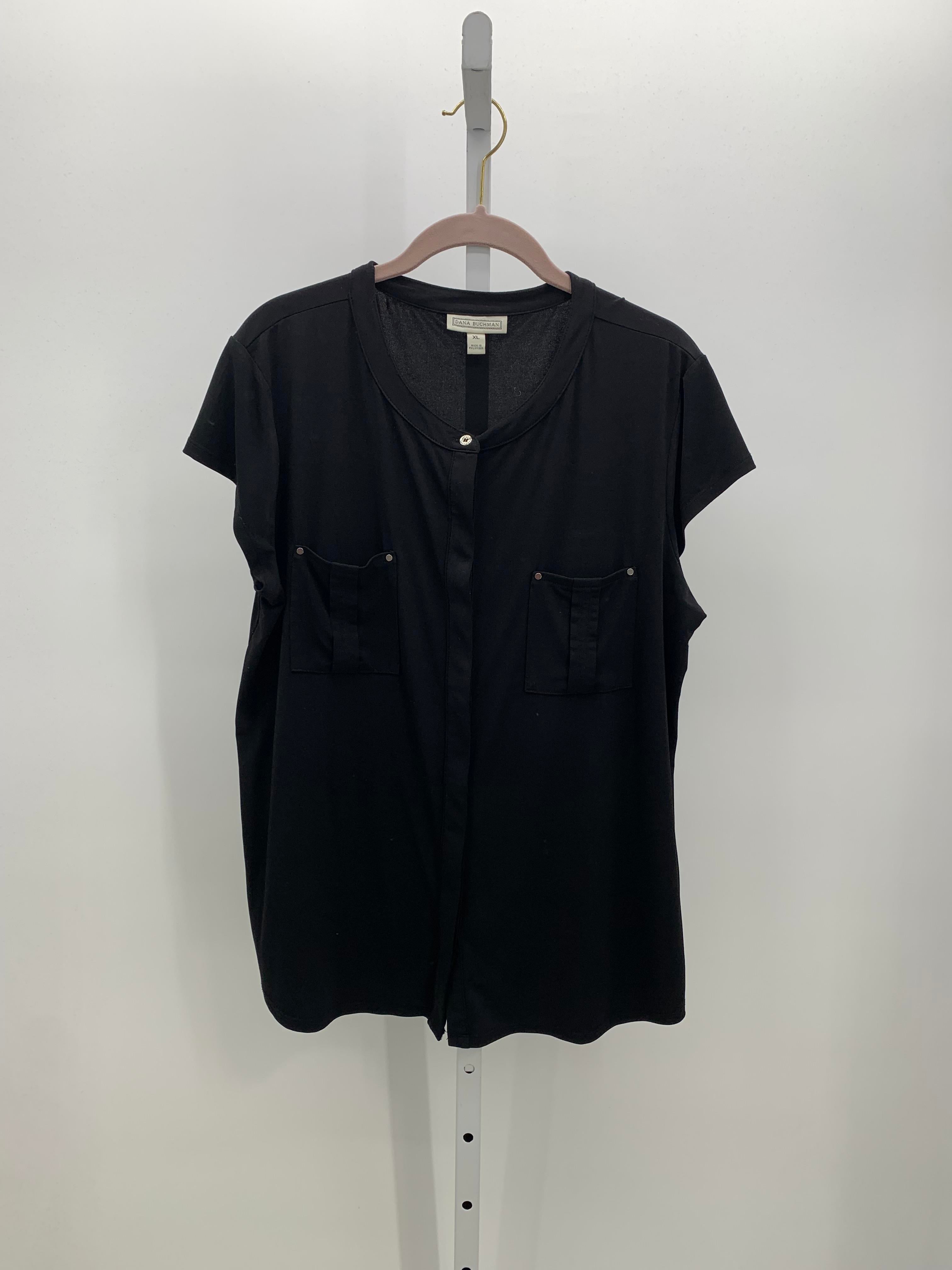 Dana Buchman Size Extra Large Misses Short Sleeve Shirt