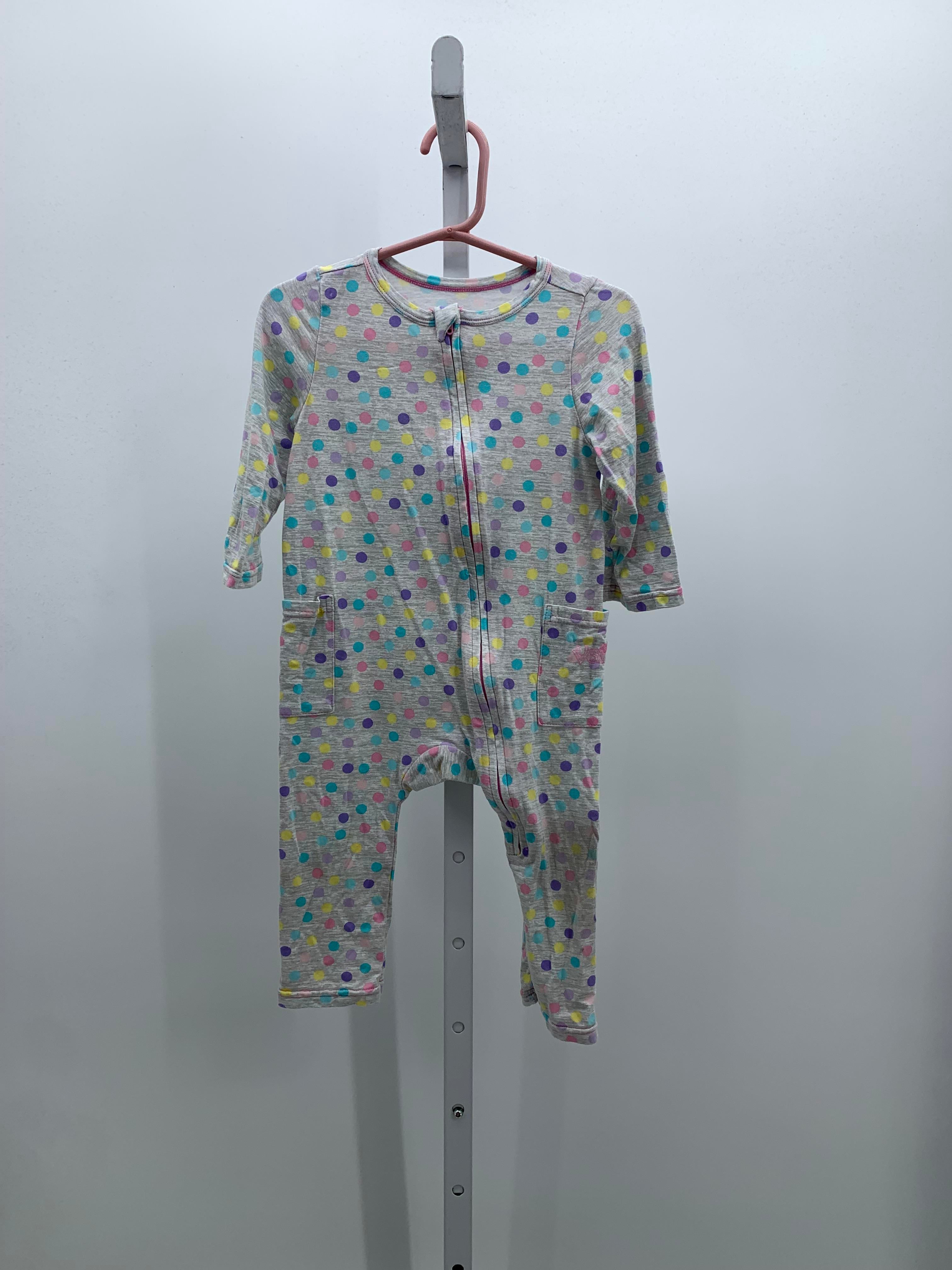 Size 18-24 Months Girls Long Slv. Romper