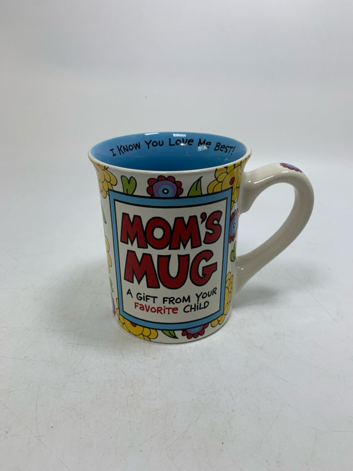 FLORAL MOM'S MUG.