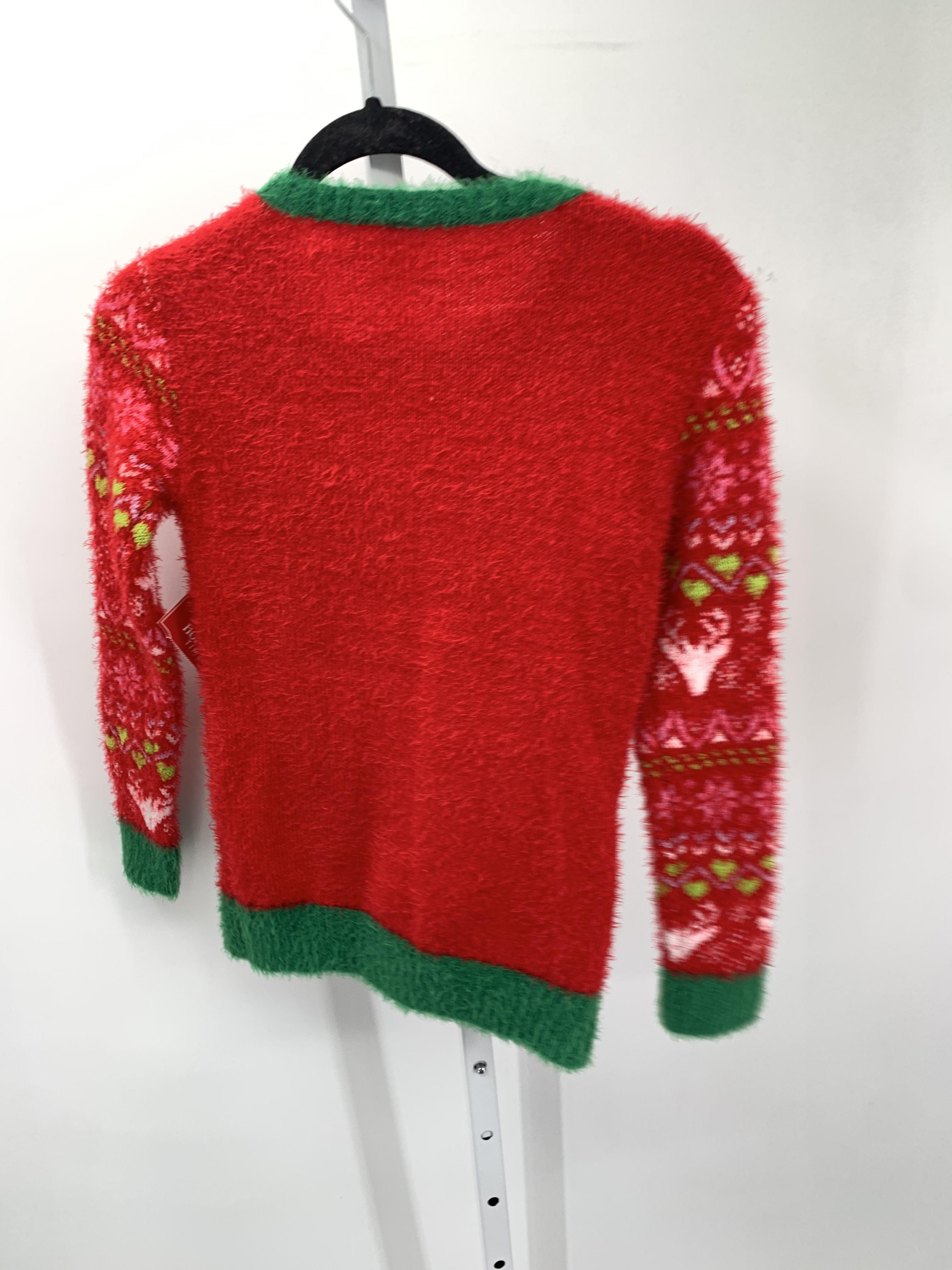NEW LONG SLV SWEATER REINDEER.
