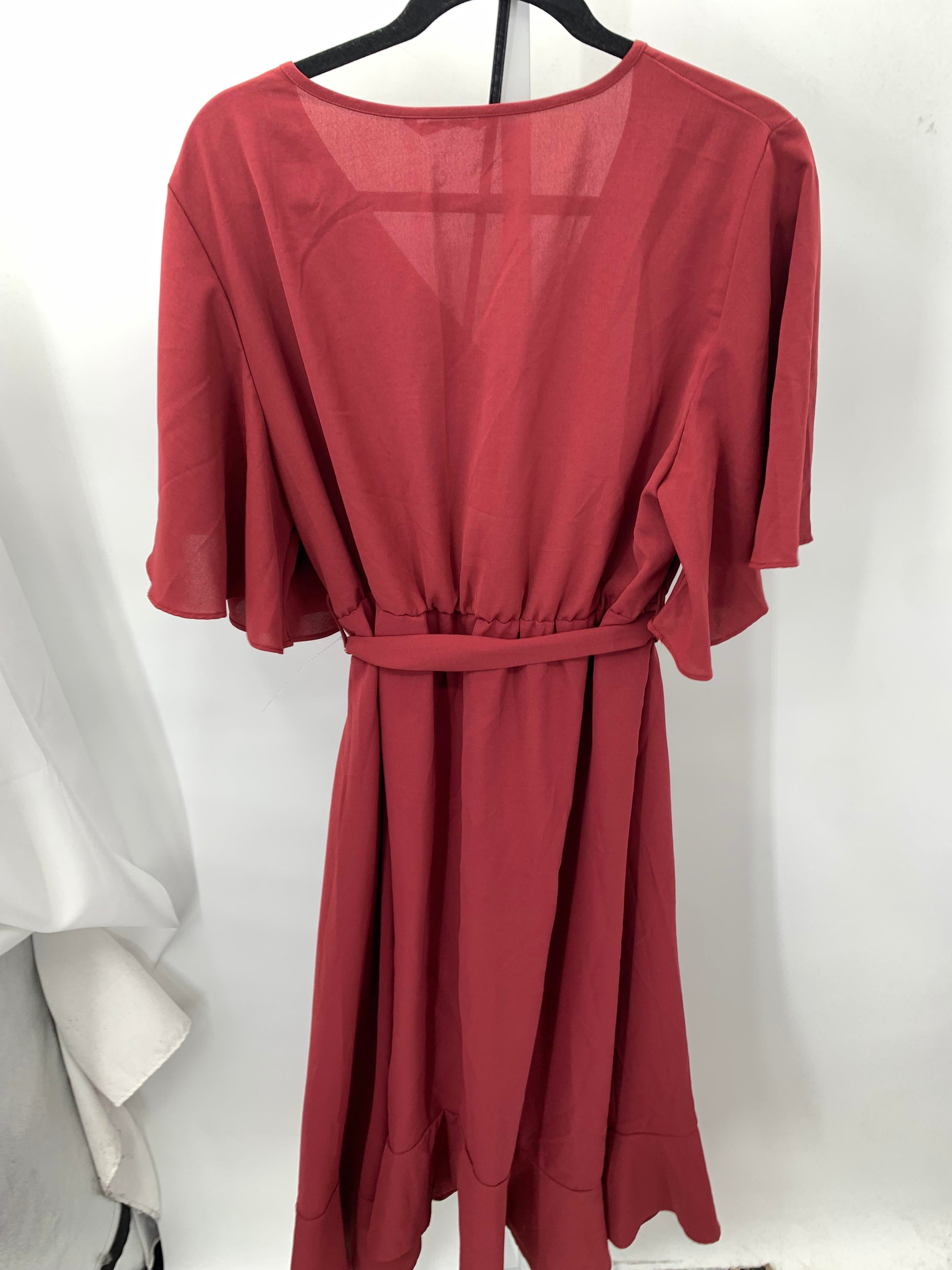 Size 14/16 W Womens Short Sleeve Dress