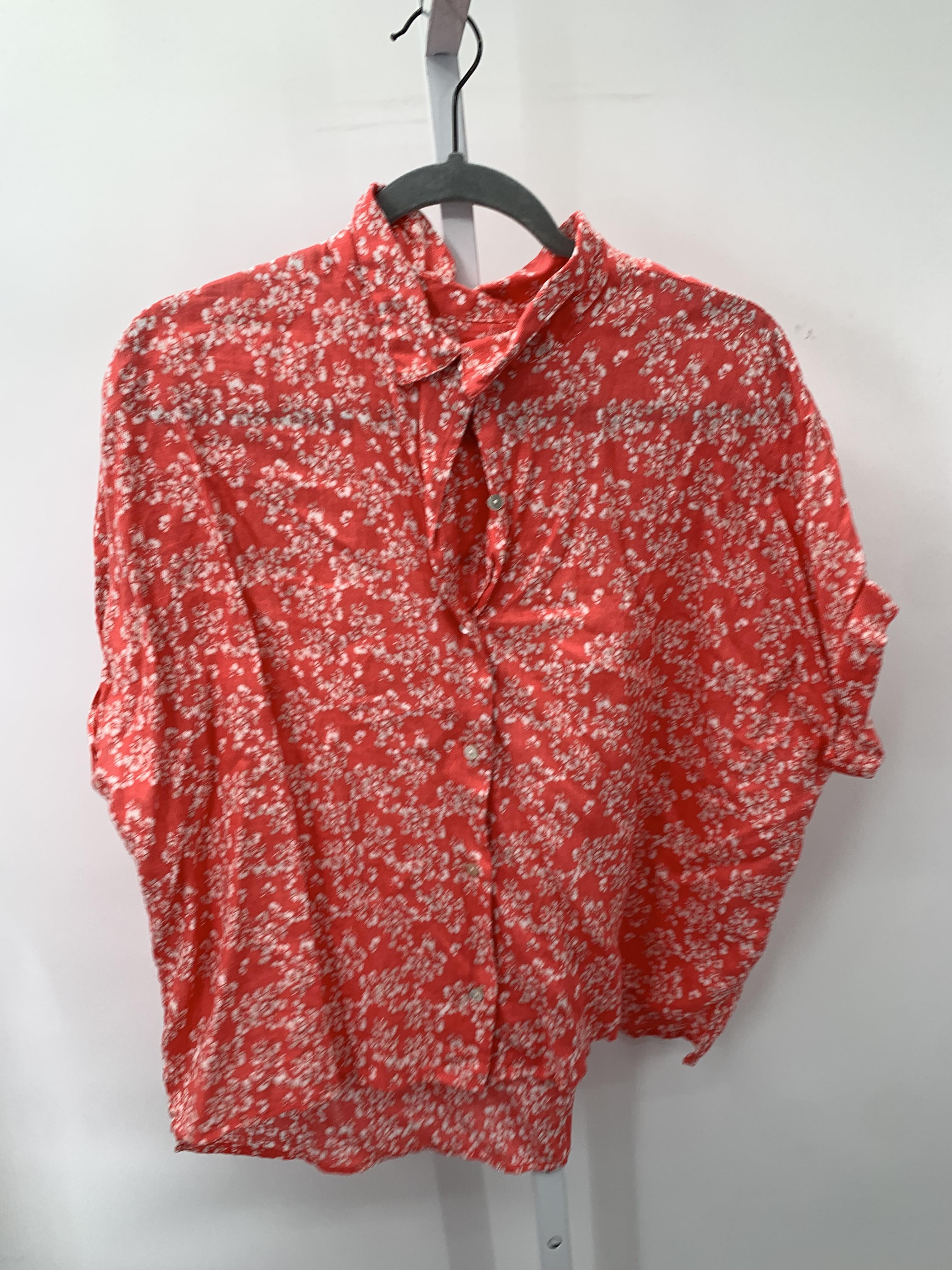Rachel Zoe Size Large Misses Short Sleeve Shirt