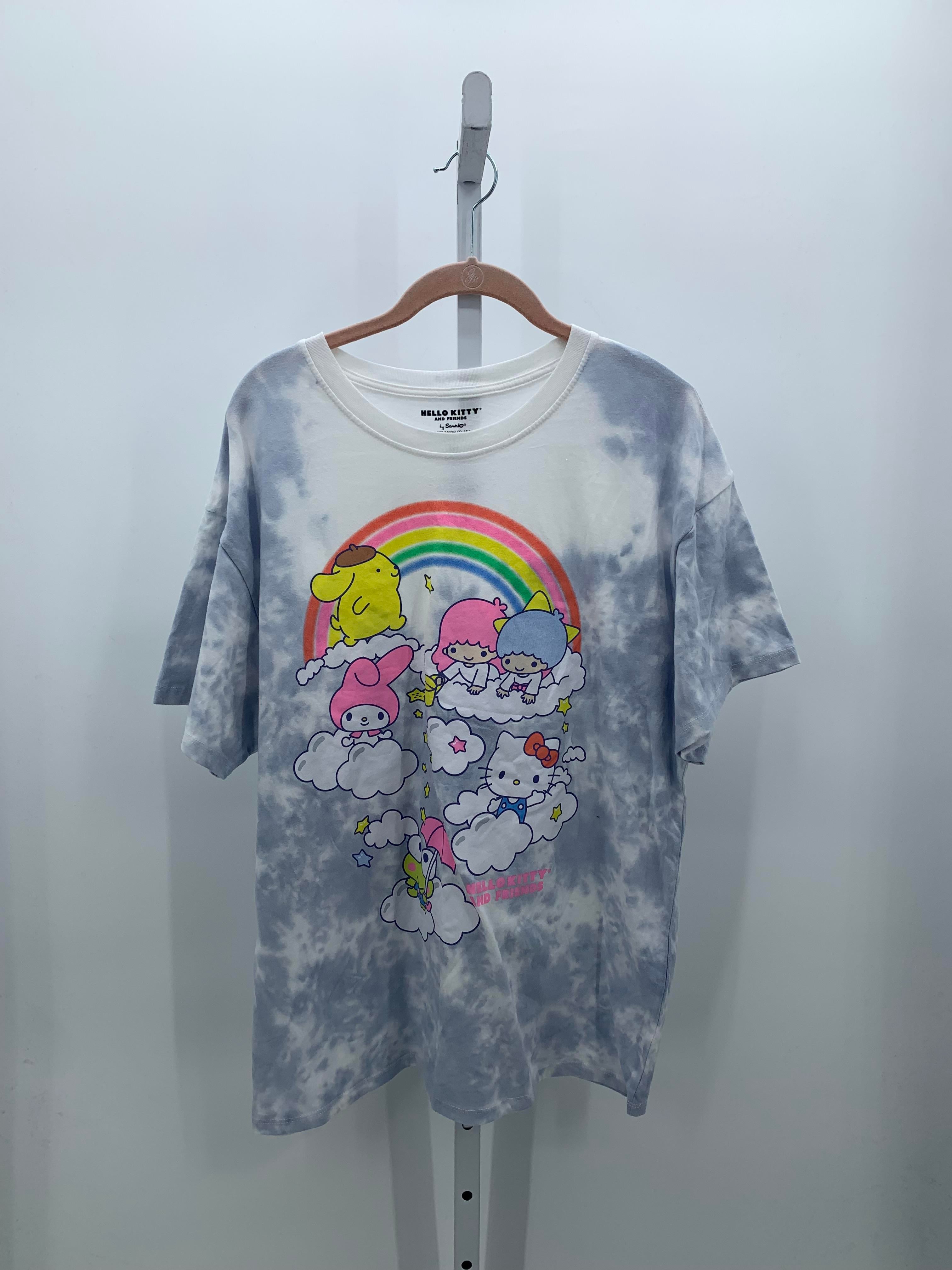 Hello Kitty Size Large Juniors Short Sleeve Shirt