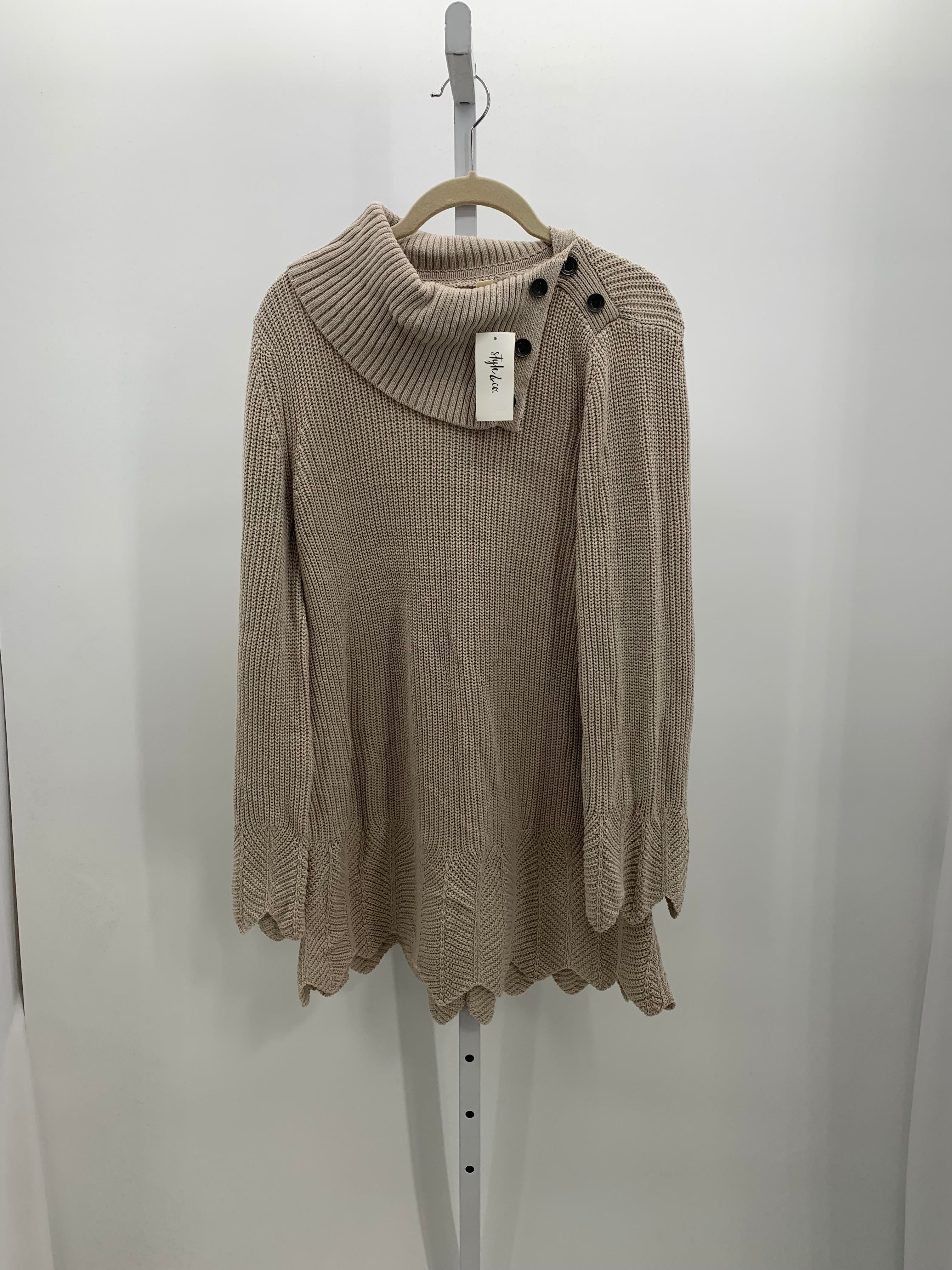 Style & Co. Size Medium Misses Long Slv Sweater