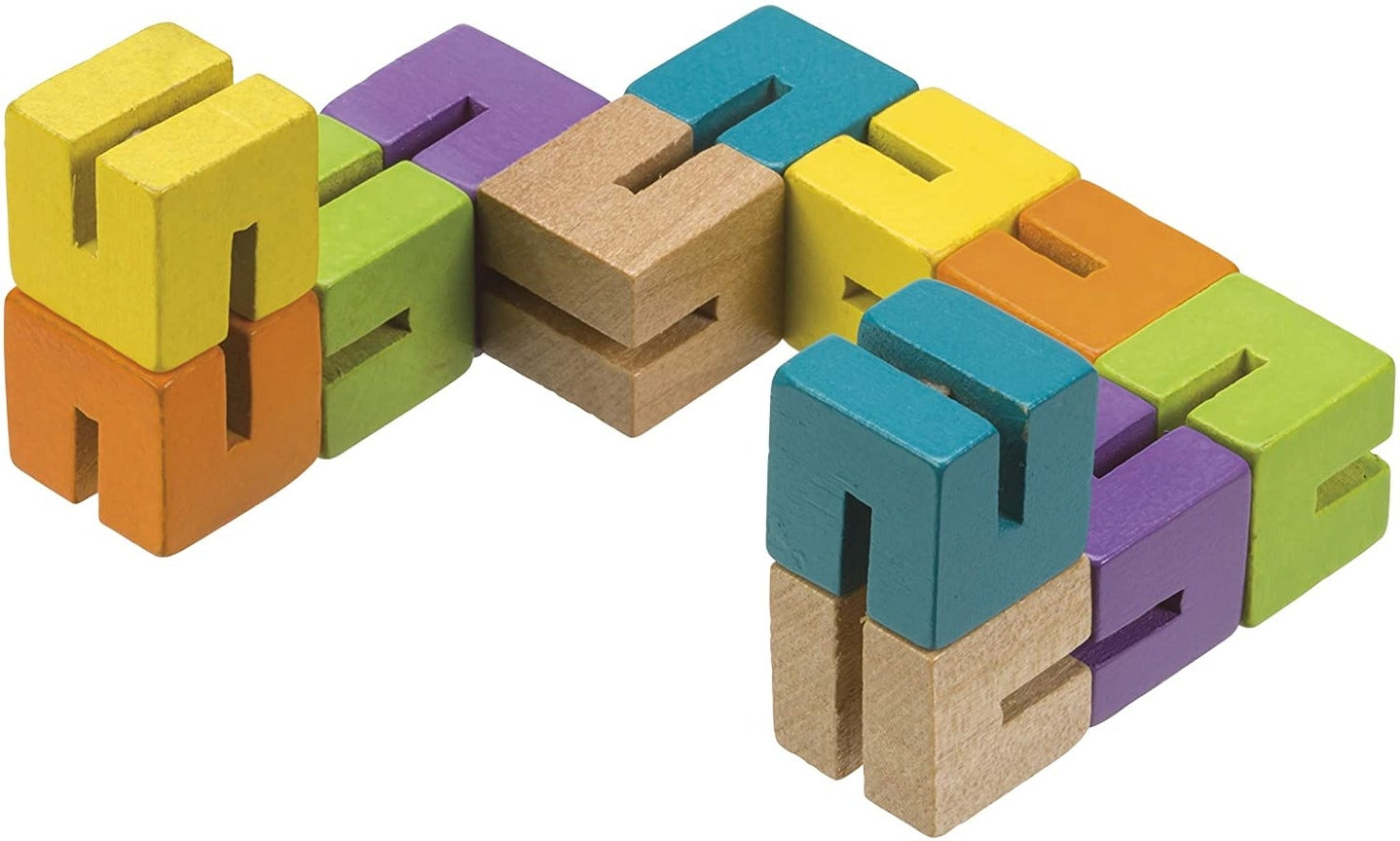 New - Neato! Wooden Fidget Puzzle, Colorful, Retro, Classic