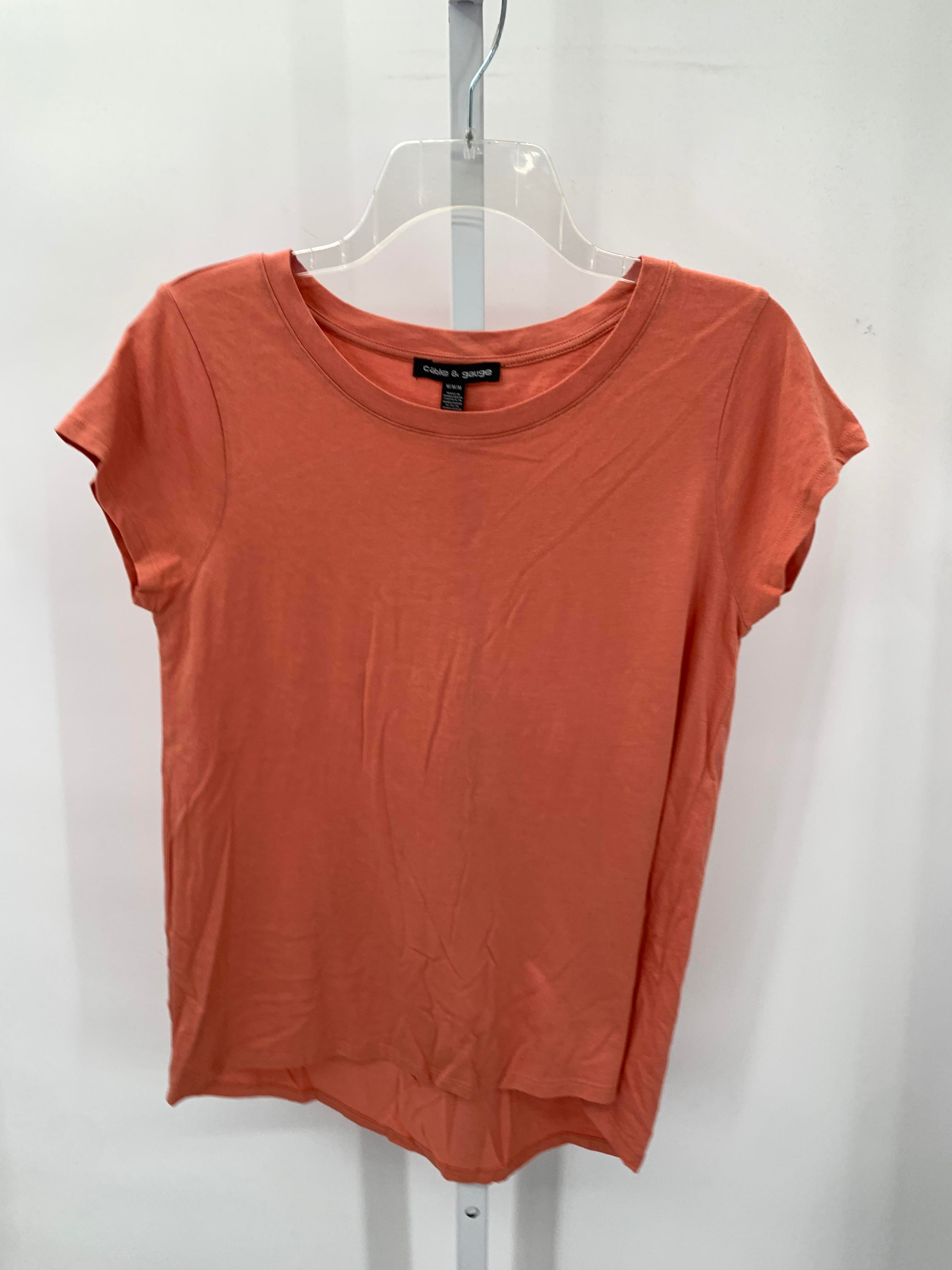 Cable & Gauge Size Medium Misses Short Sleeve Shirt
