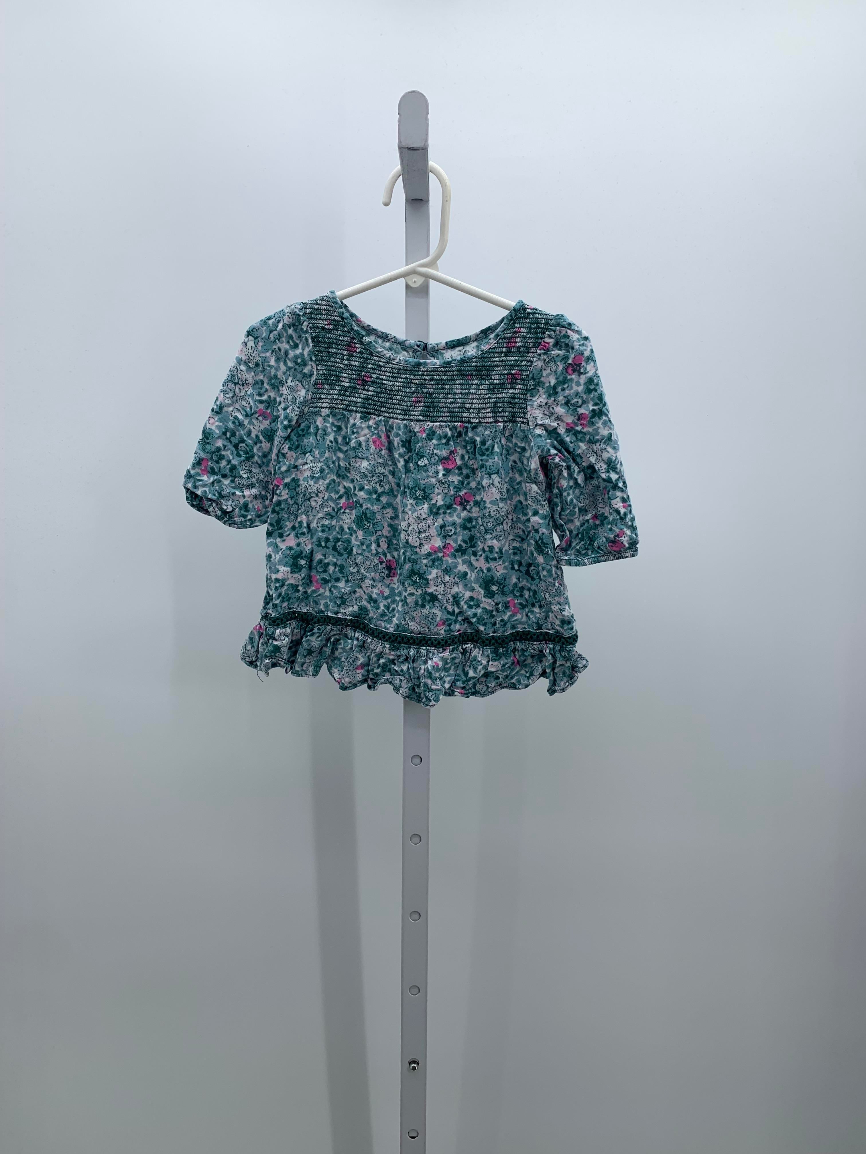 Genuine Kids Size 2T Girls Short Sleeve Shirt