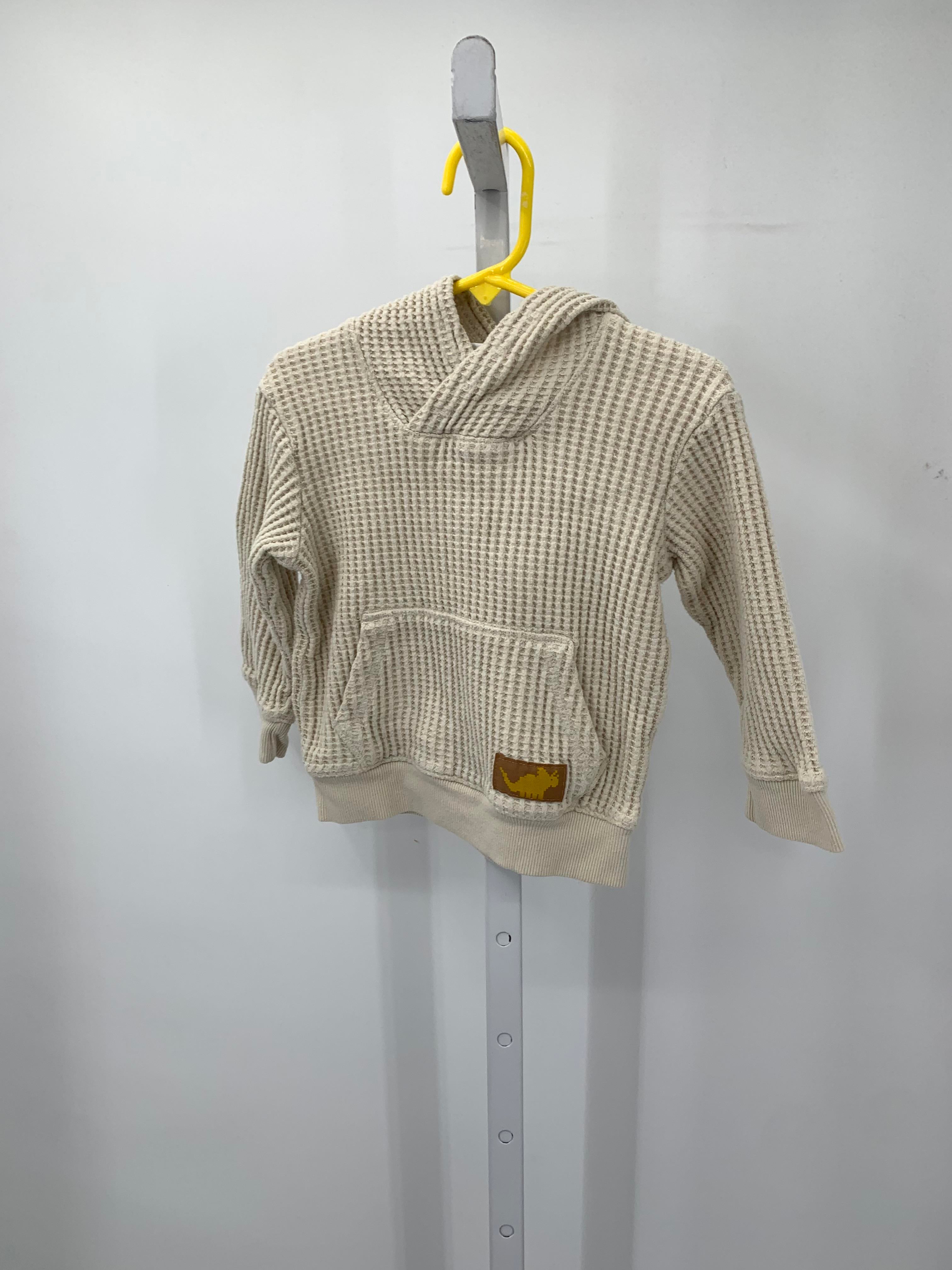 HOODED DINO WAFFLE KNIT