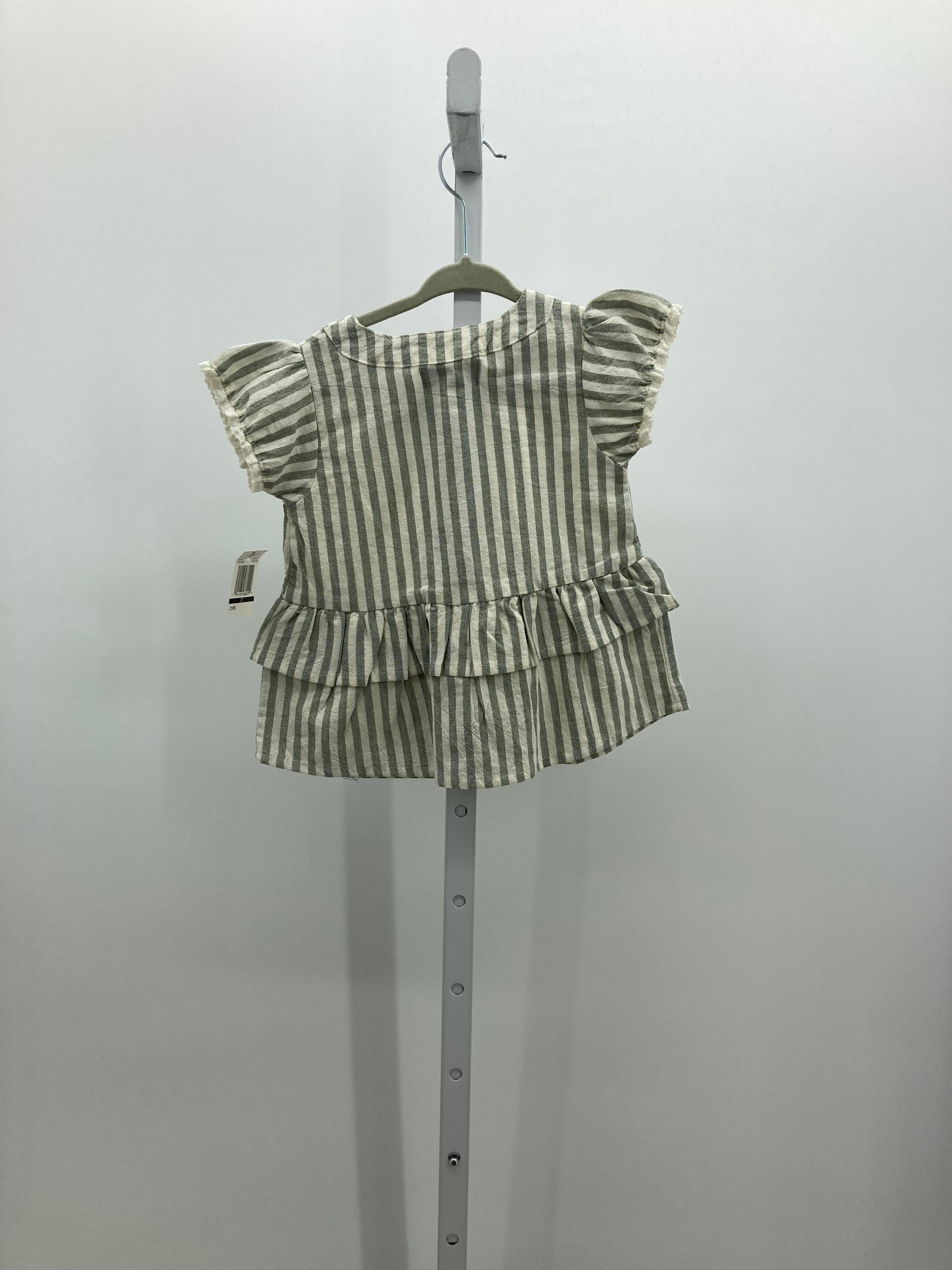 Seven Apparel Size 2T Girls Short Sleeve Shirt