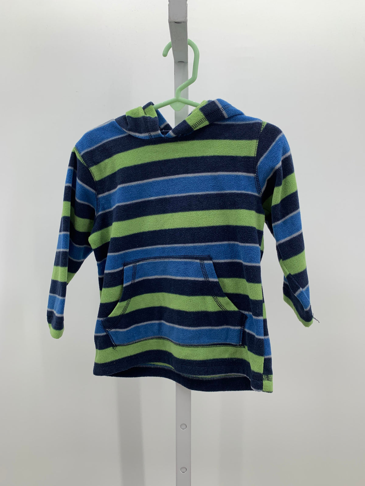GREEN STRIPES HOODED