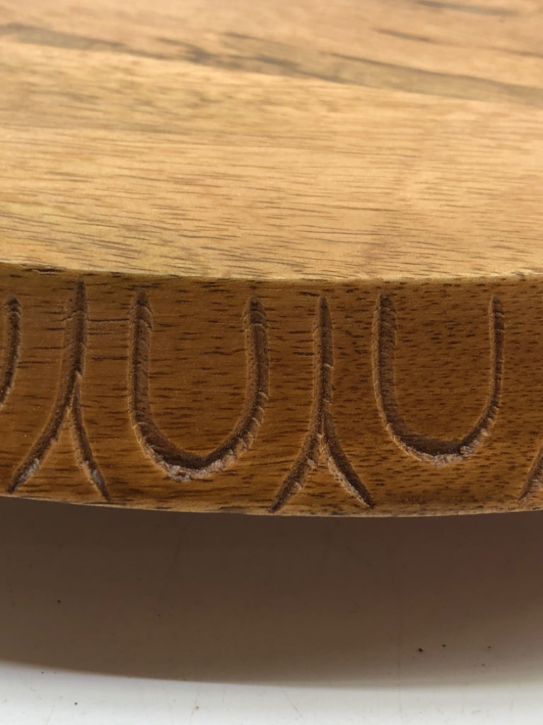 WOOD LAZY SUSAN.
