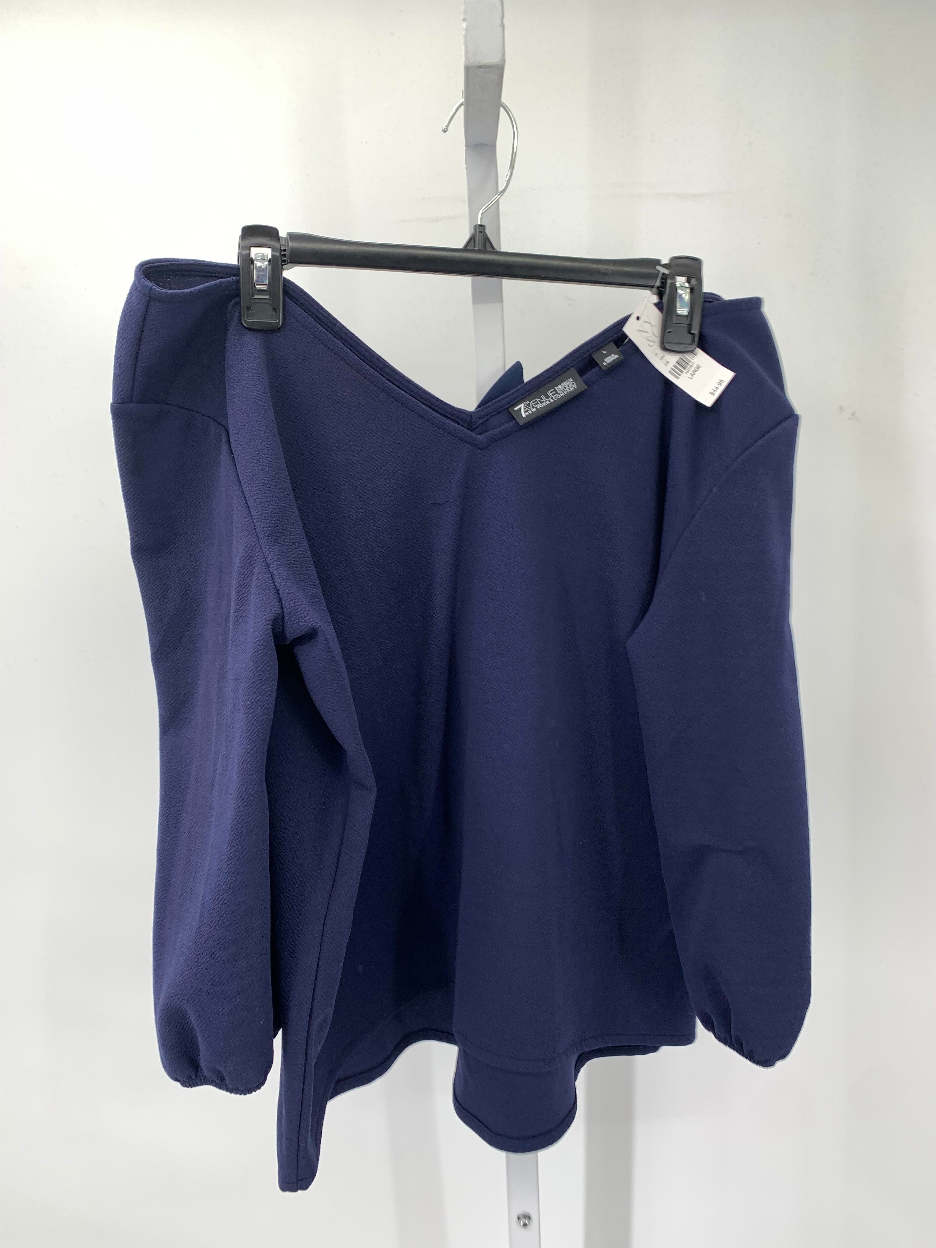 New York & co. Size Large Misses 3/4 Sleeve Shirt