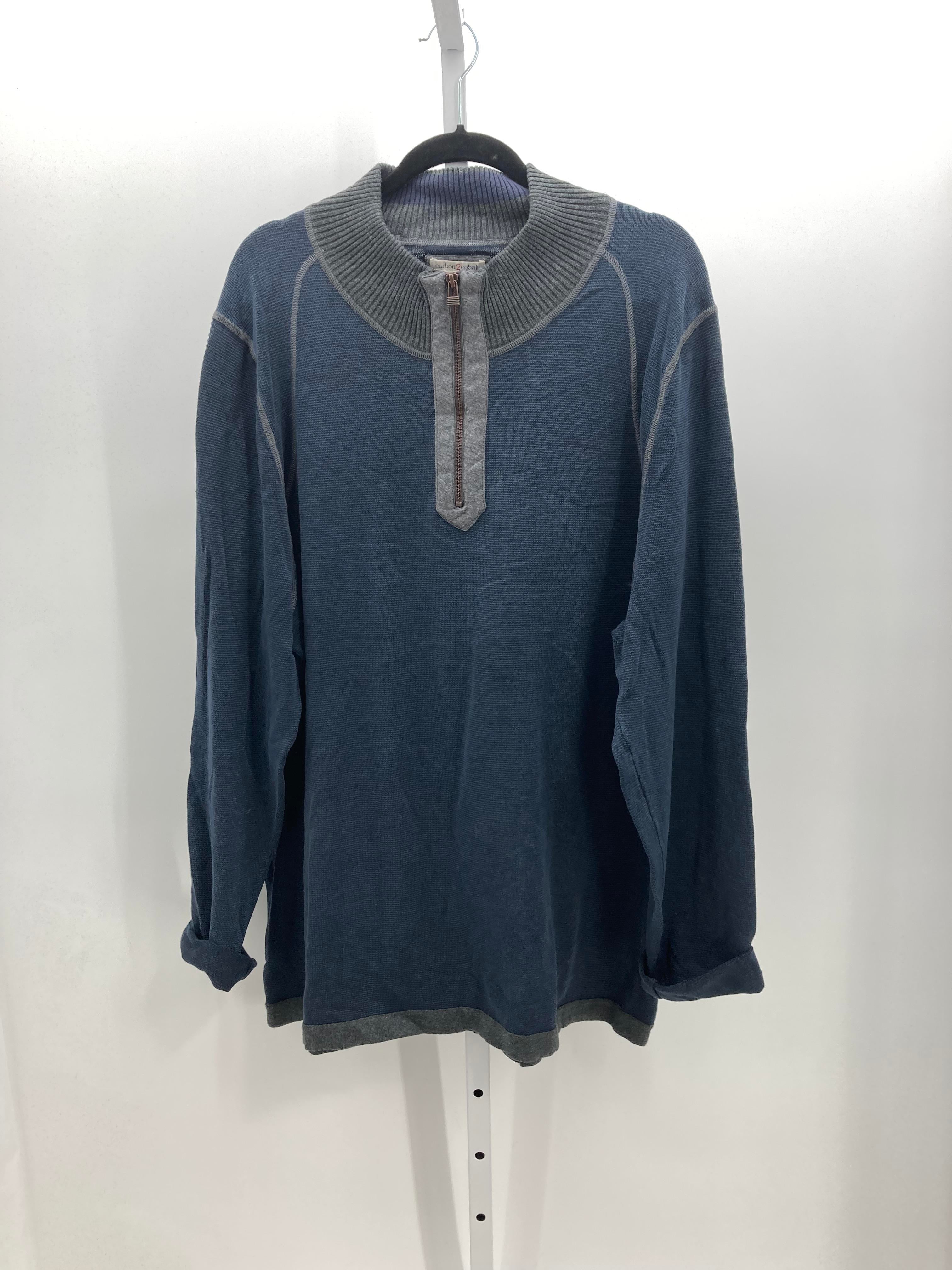 GREY PARTIAL ZIP.