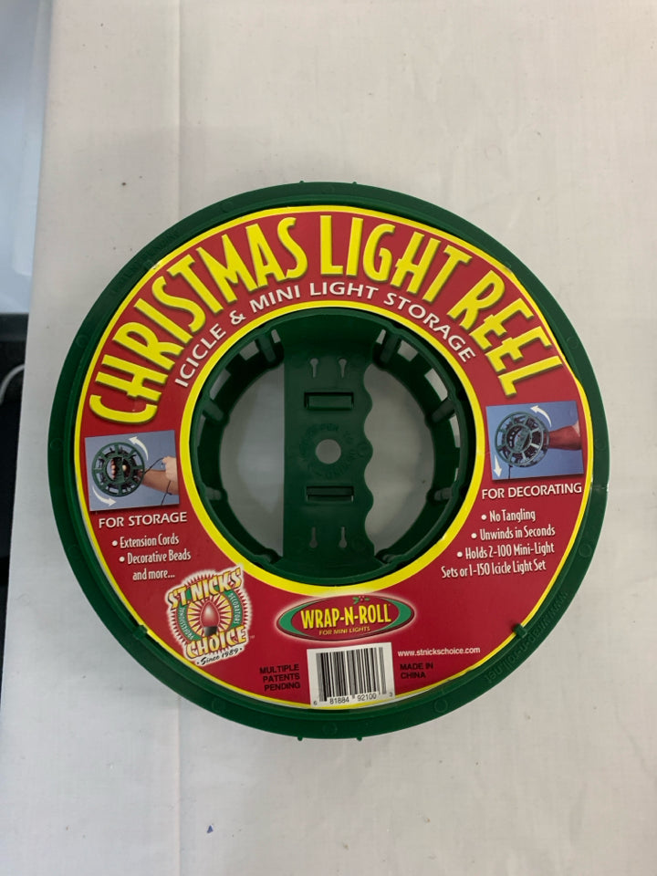 CHRISTMAS LIGHT REEL.