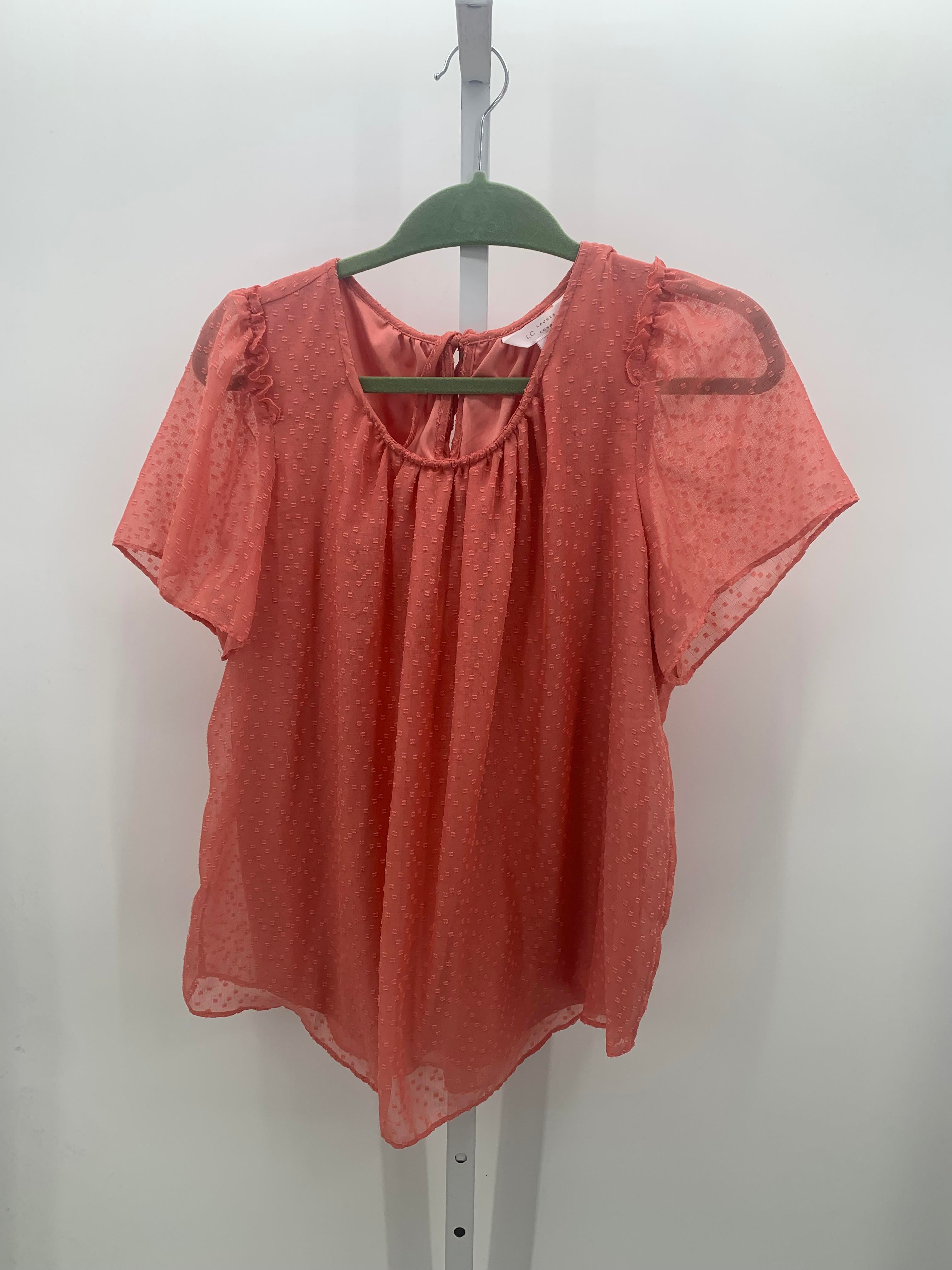 Lauren Conrad Size Large Misses Short Sleeve Shirt