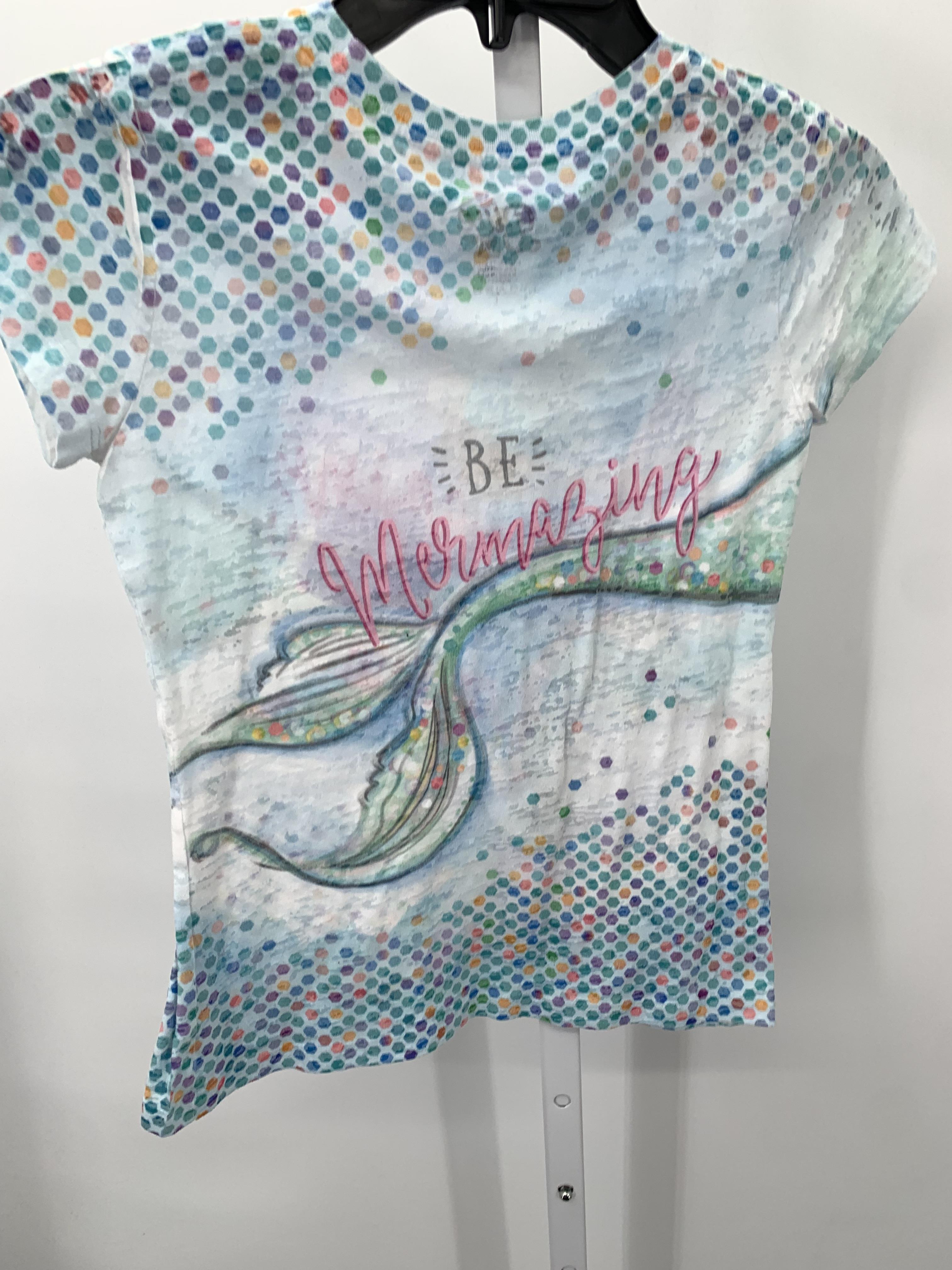 Blue 84 Size 10-12 Girls Short Sleeve Shirt