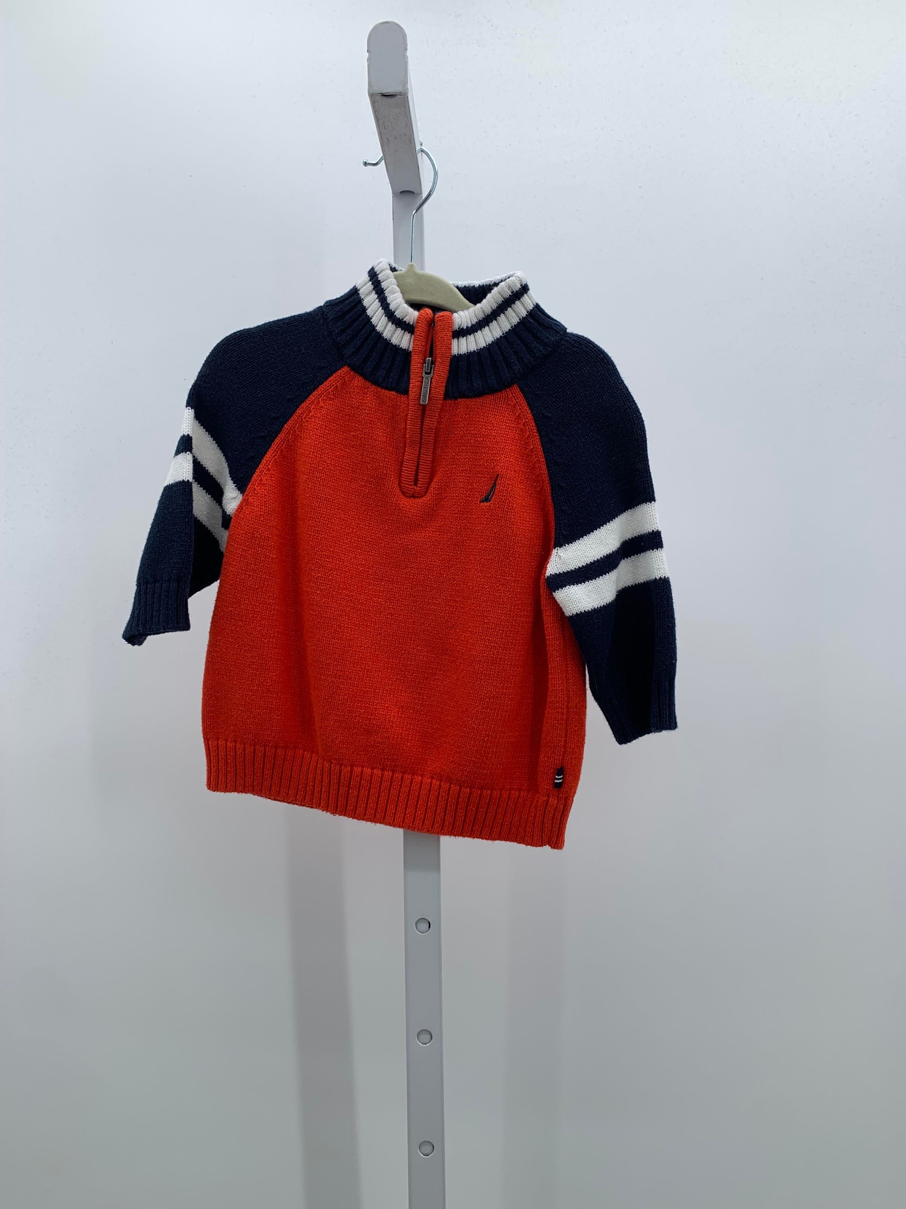 ORANGE PARTIAL ZIP.