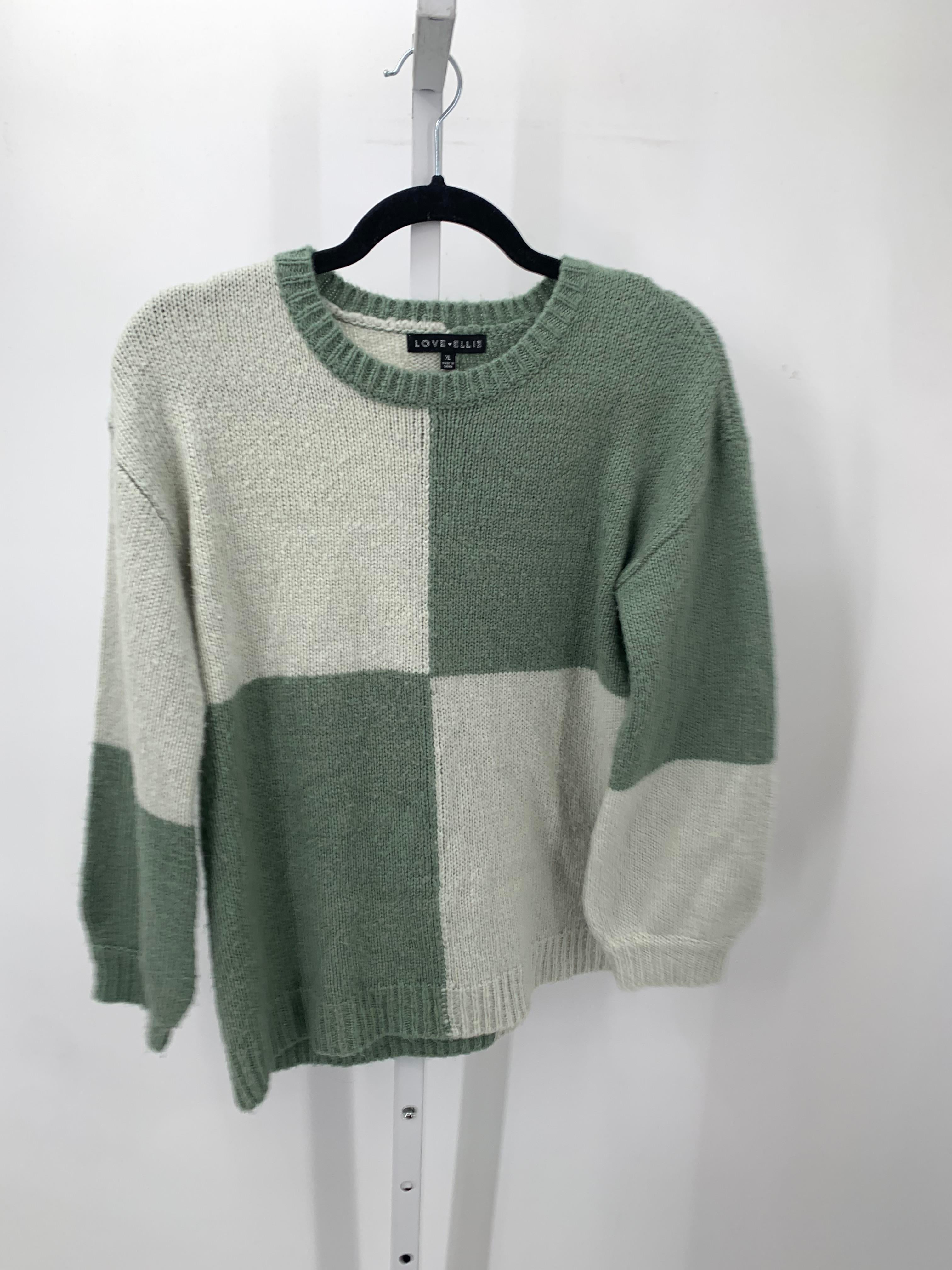 Size Extra Large Juniors Long Sleeve Sweater