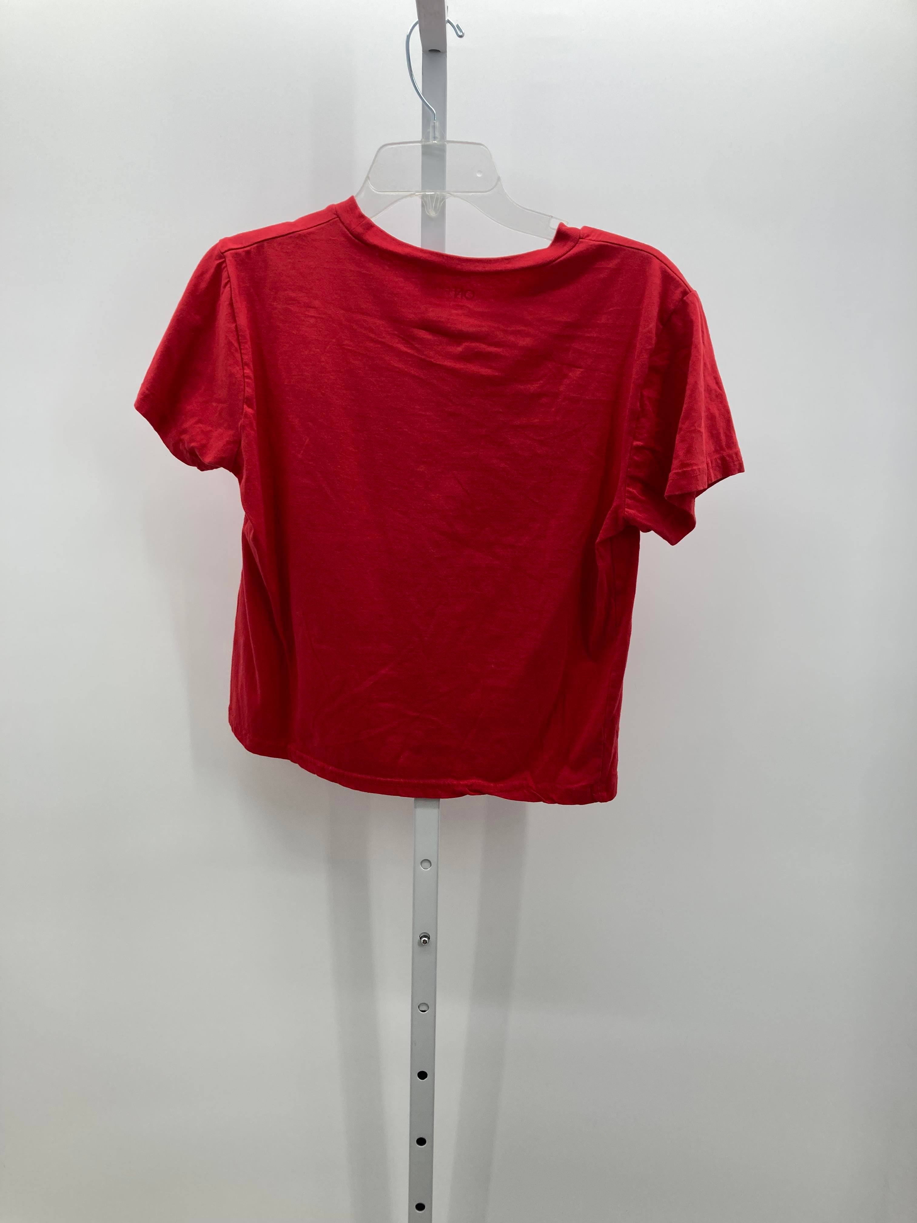 On Fire Size Large Juniors Short Sleeve Shirt
